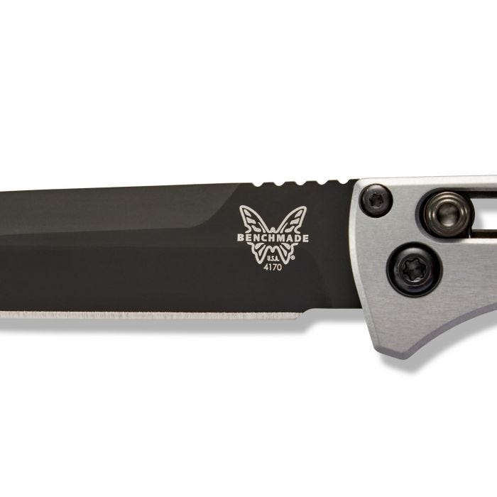 Benchmade - 4170BK - Fact - Automatic Knife - S90V Coated Spear Point - Aluminum Carbon Fiber - Black Gray - Image 6