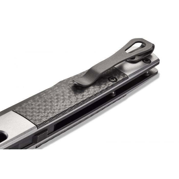 Benchmade - 4170BK - Fact - Automatic Knife - S90V Coated Spear Point - Aluminum Carbon Fiber - Black Gray - Image 5
