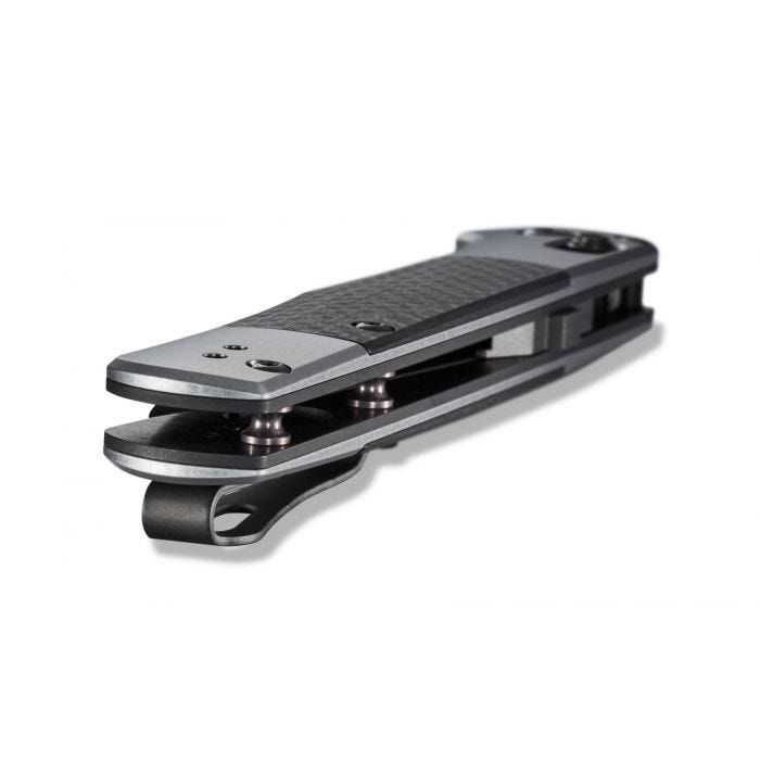 Benchmade - 4170BK - Fact - Automatic Knife - S90V Coated Spear Point - Aluminum Carbon Fiber - Black Gray - Image 10