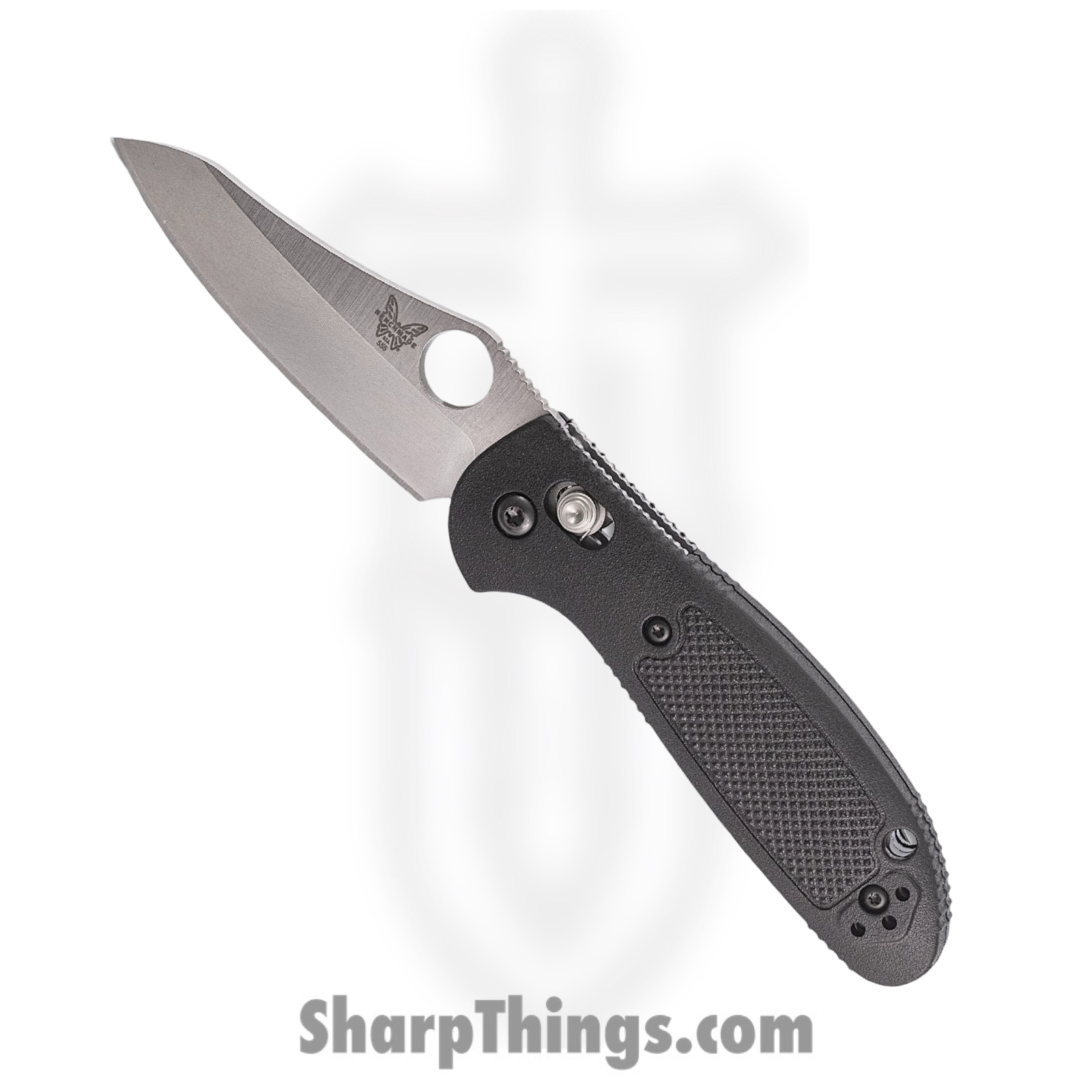 Benchmade - 555-S30V - Mini Griptilian - Folding Knife - S30V Satin Modified Sheepsfoot - Noryl GTX - Black