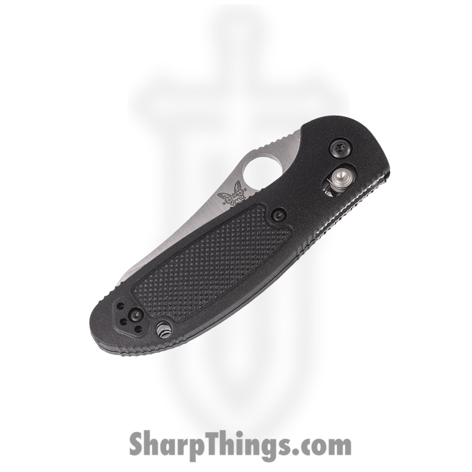 Benchmade - 555-S30V - Mini Griptilian - Folding Knife - S30V Satin Modified Sheepsfoot - Noryl GTX - Black - Image 2