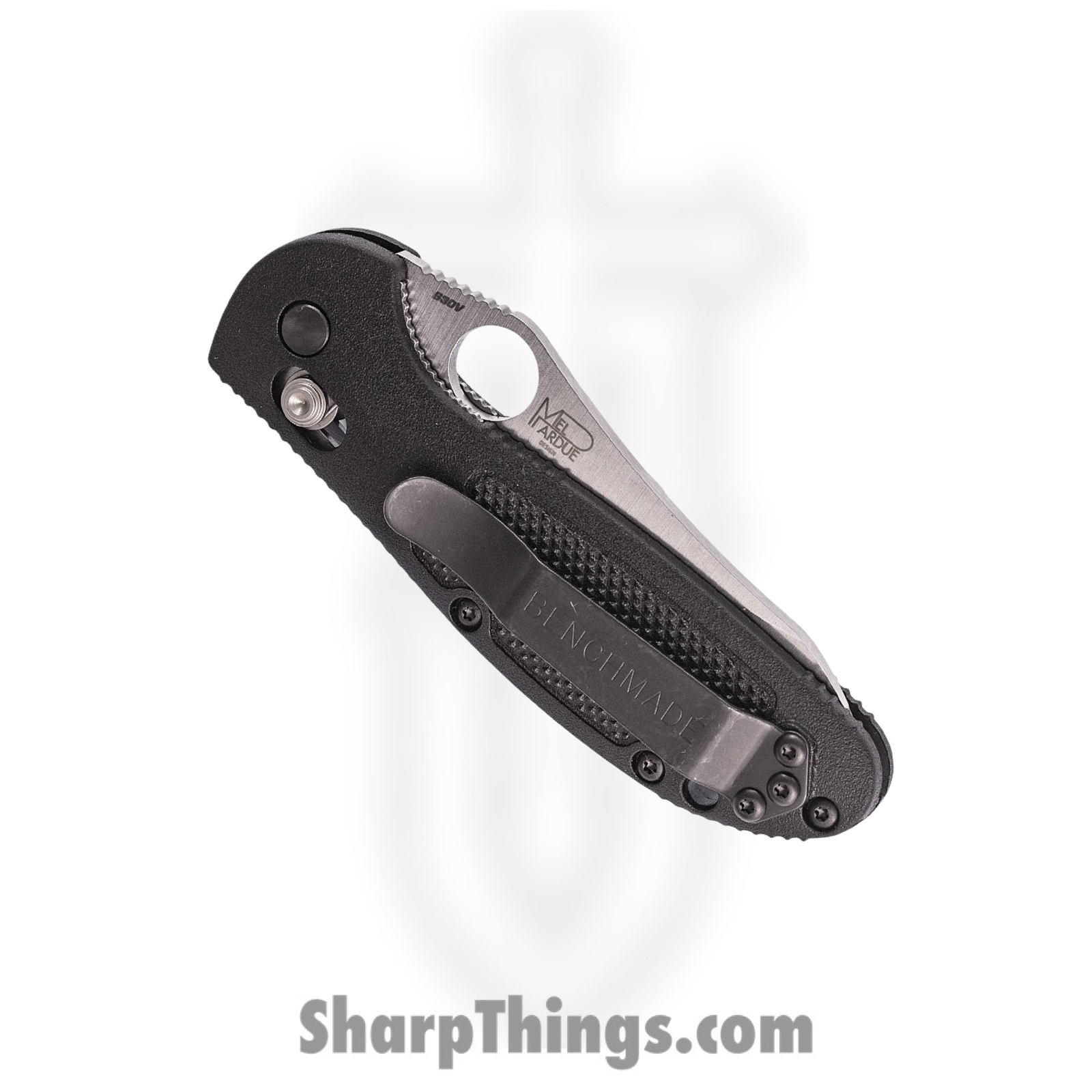 Benchmade - 555-S30V - Mini Griptilian - Folding Knife - S30V Satin Modified Sheepsfoot - Noryl GTX - Black - Image 3