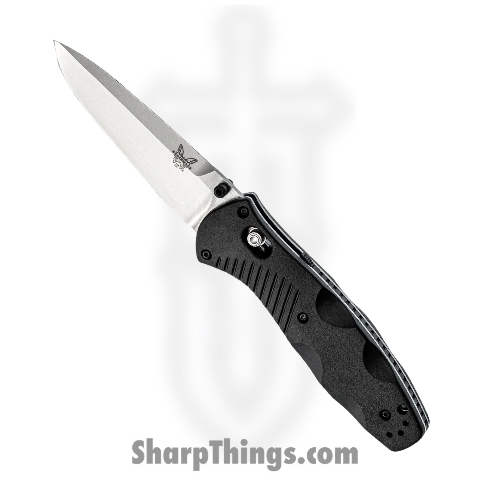 Benchmade - 580 - Osborne Barrage - Assisted Open Knife - 154CM Satin Drop Point - Valox - Black