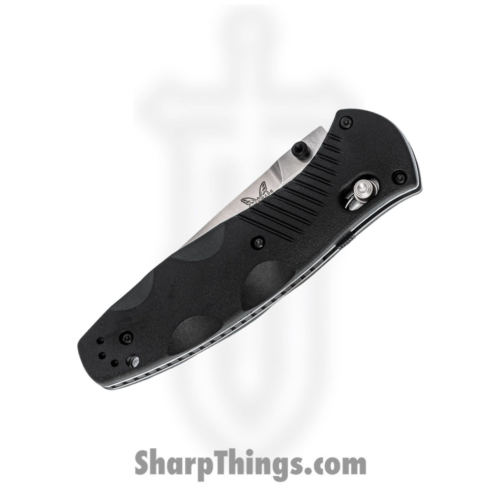 Benchmade - 580 - Osborne Barrage - Assisted Open Knife - 154CM Satin Drop Point - Valox - Black - Image 2