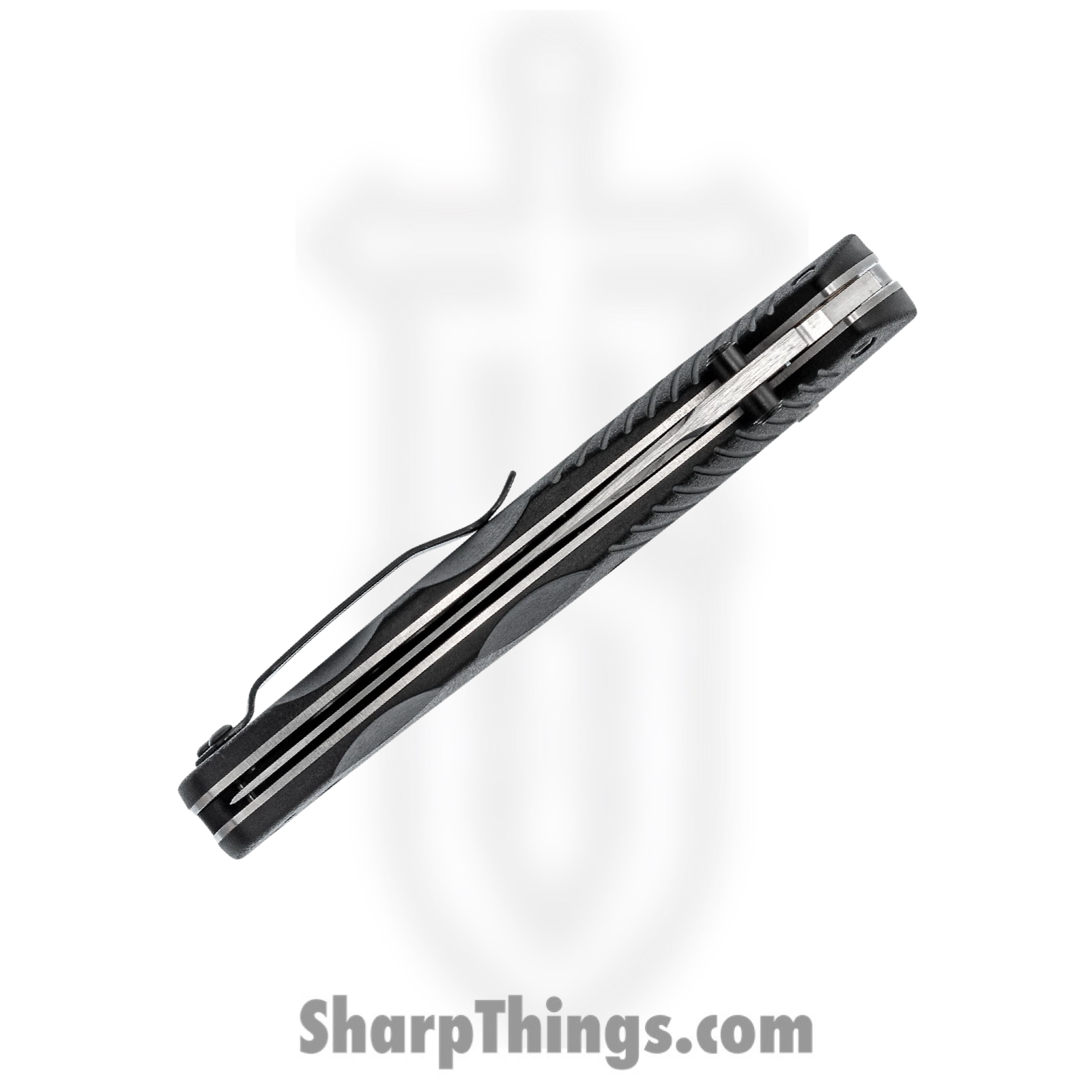 Benchmade - 580 - Osborne Barrage - Assisted Open Knife - 154CM Satin Drop Point - Valox - Black - Image 4