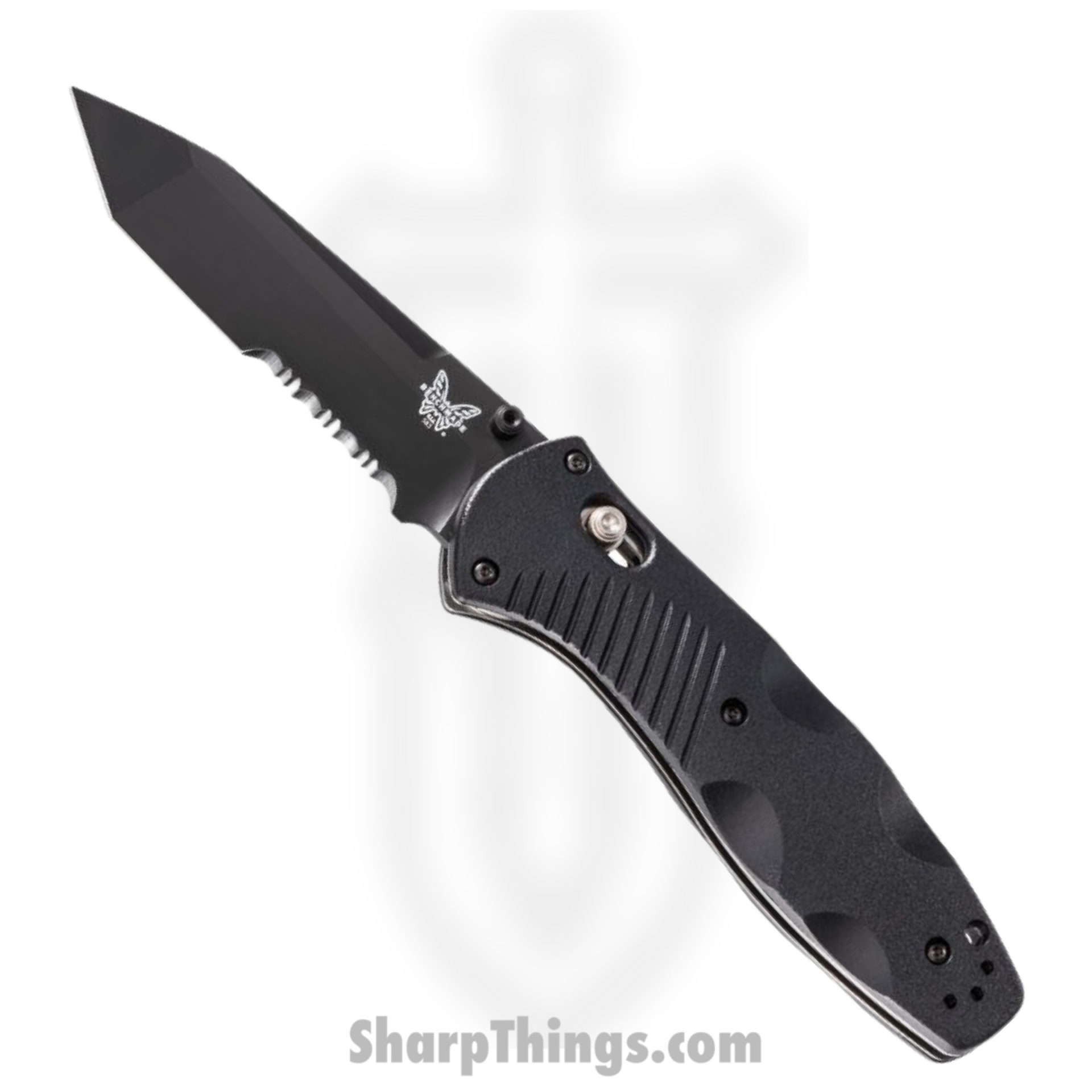 Benchmade - 583SBK - Barrage - Assisted Open Knife - 154CM Coated Tanto P/S - Valox - Black