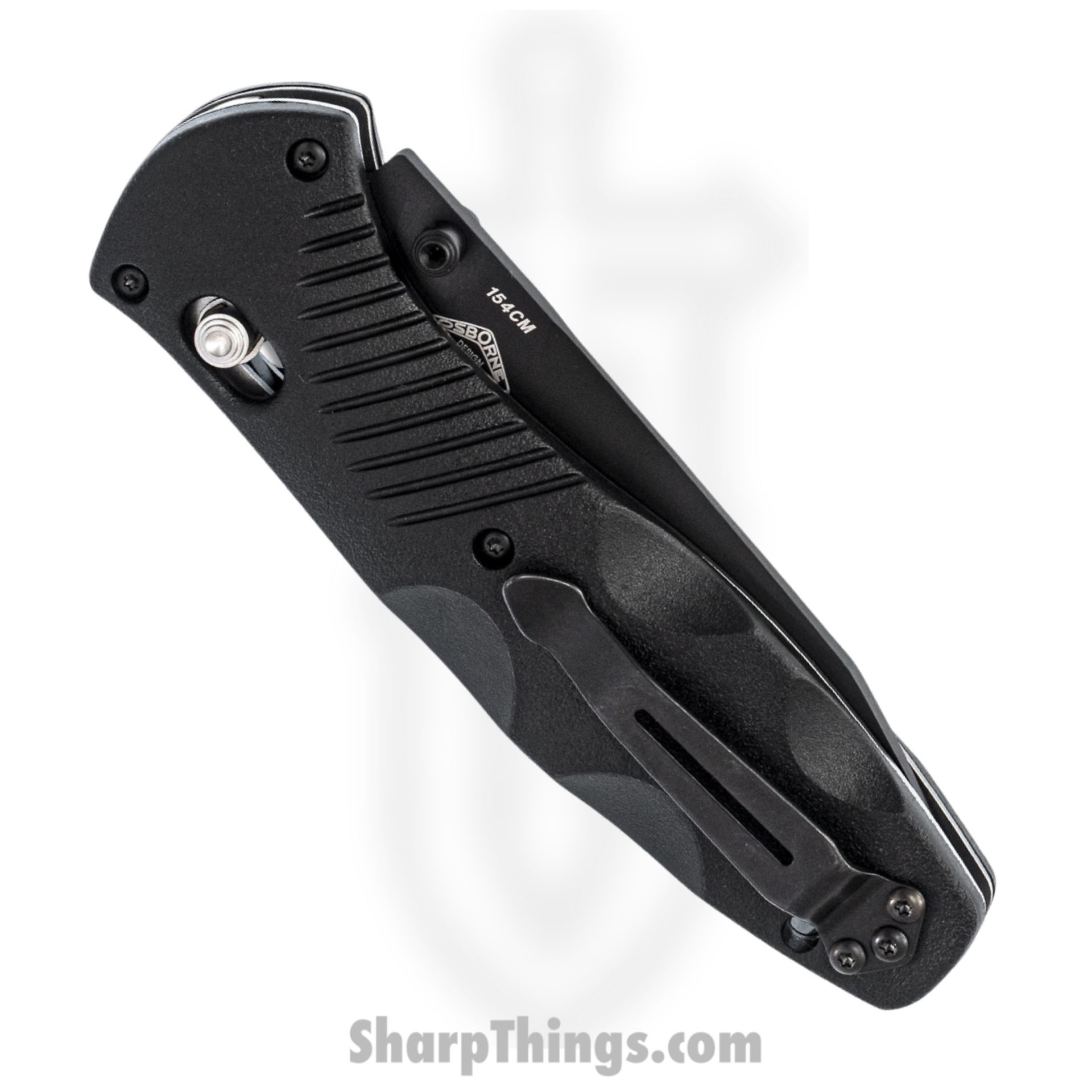 Benchmade - 583SBK - Barrage - Assisted Open Knife - 154CM Coated Tanto P/S - Valox - Black - Image 3