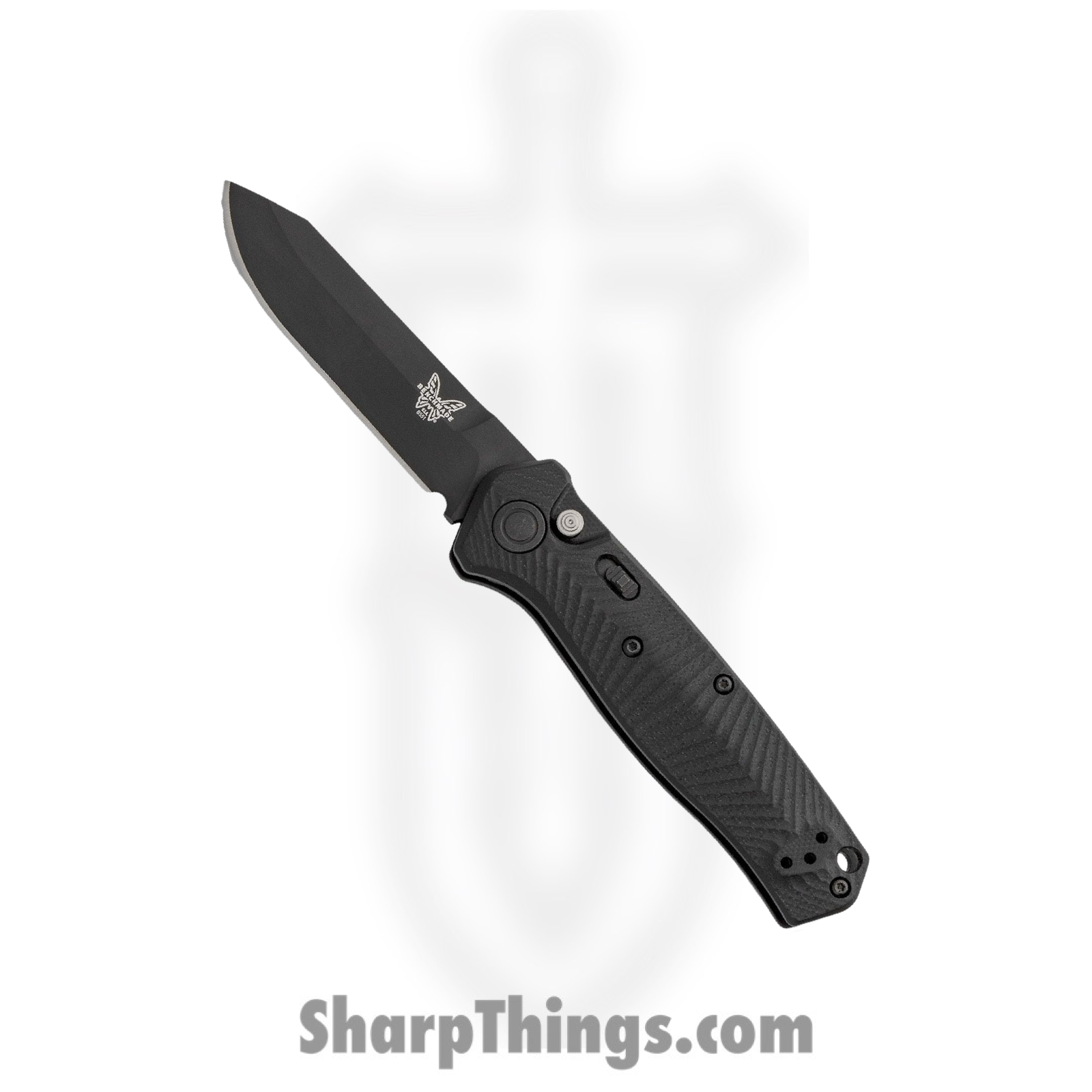 Benchmade - 8551BK - Mediator - Automatic Knife - S90V Coated Reverse Tanto - G10 - Black