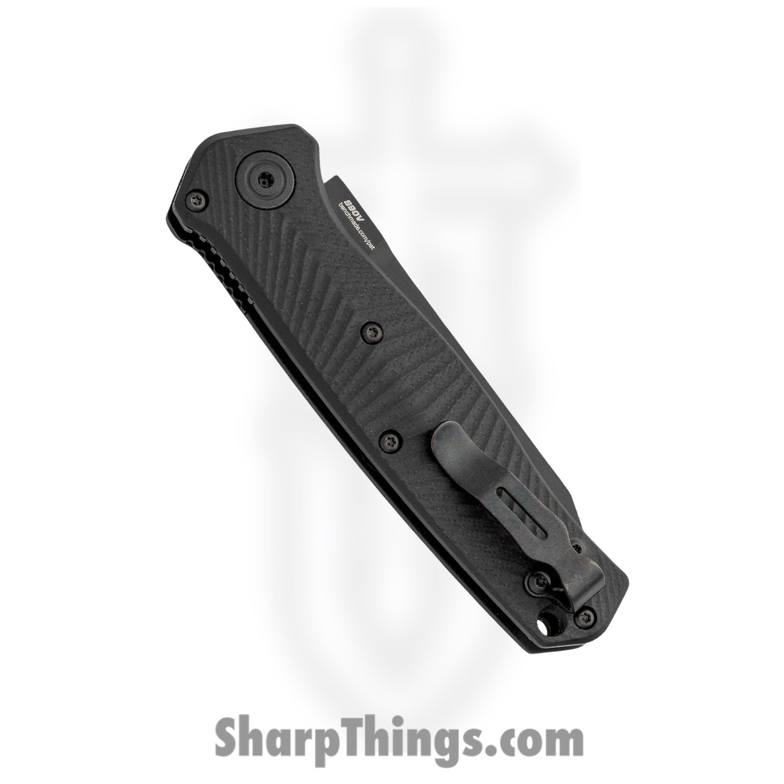 Benchmade - 8551BK - Mediator - Automatic Knife - S90V Coated Reverse Tanto - G10 - Black - Image 3