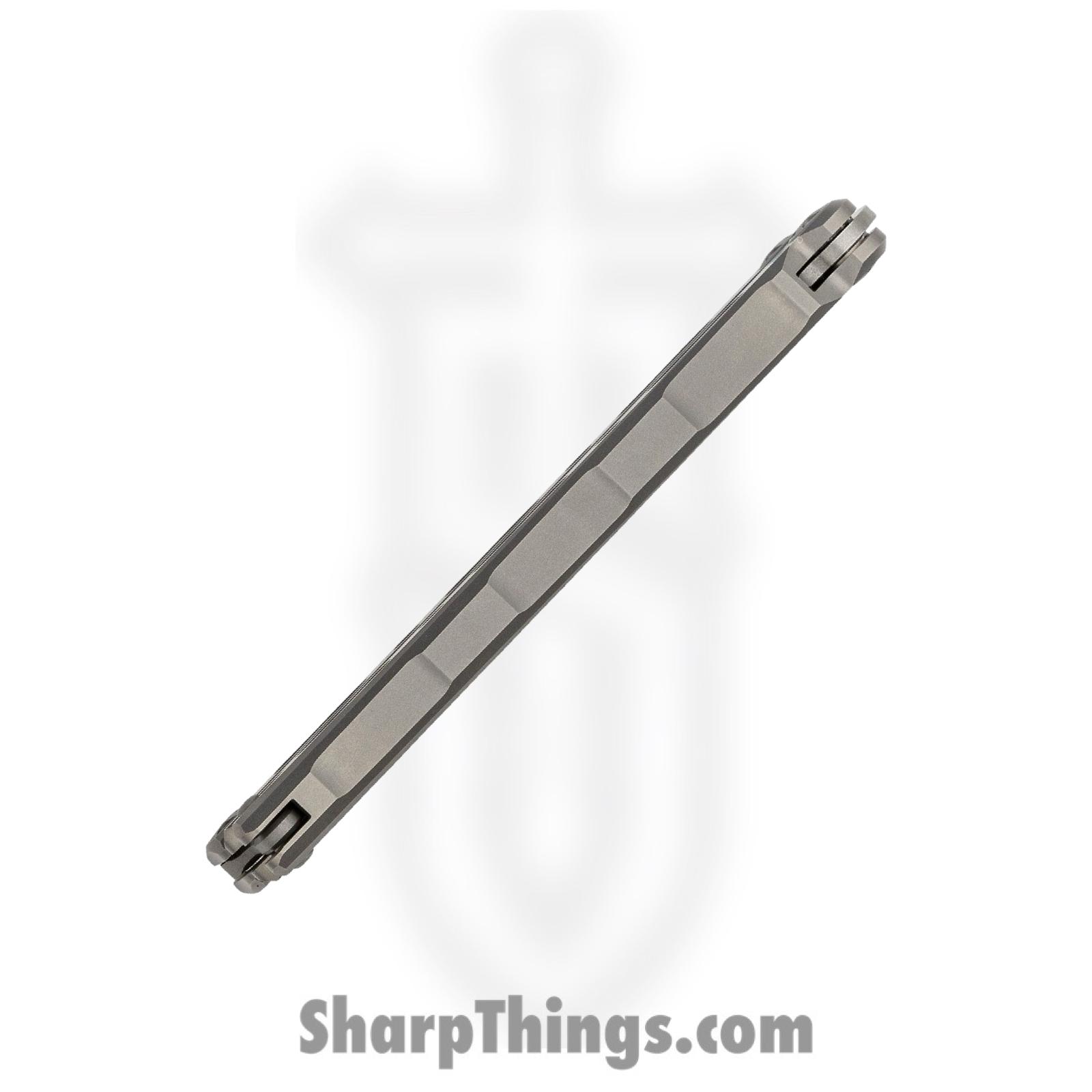 Benchmade - 85 - Billet Ti Balisong - Balisong - S30V Stonewash Drop Point - Titanium - Natural - Image 4