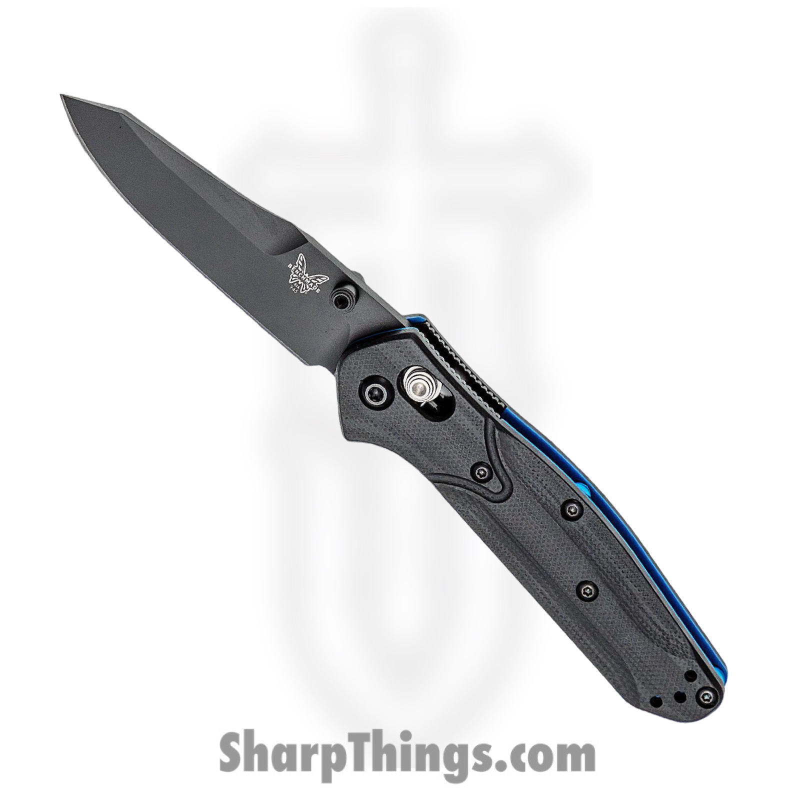 Benchmade - 945BK-1 - Mini Osborne - Folding Knife - S30V Coated Reverse Tanto - G10 - Black