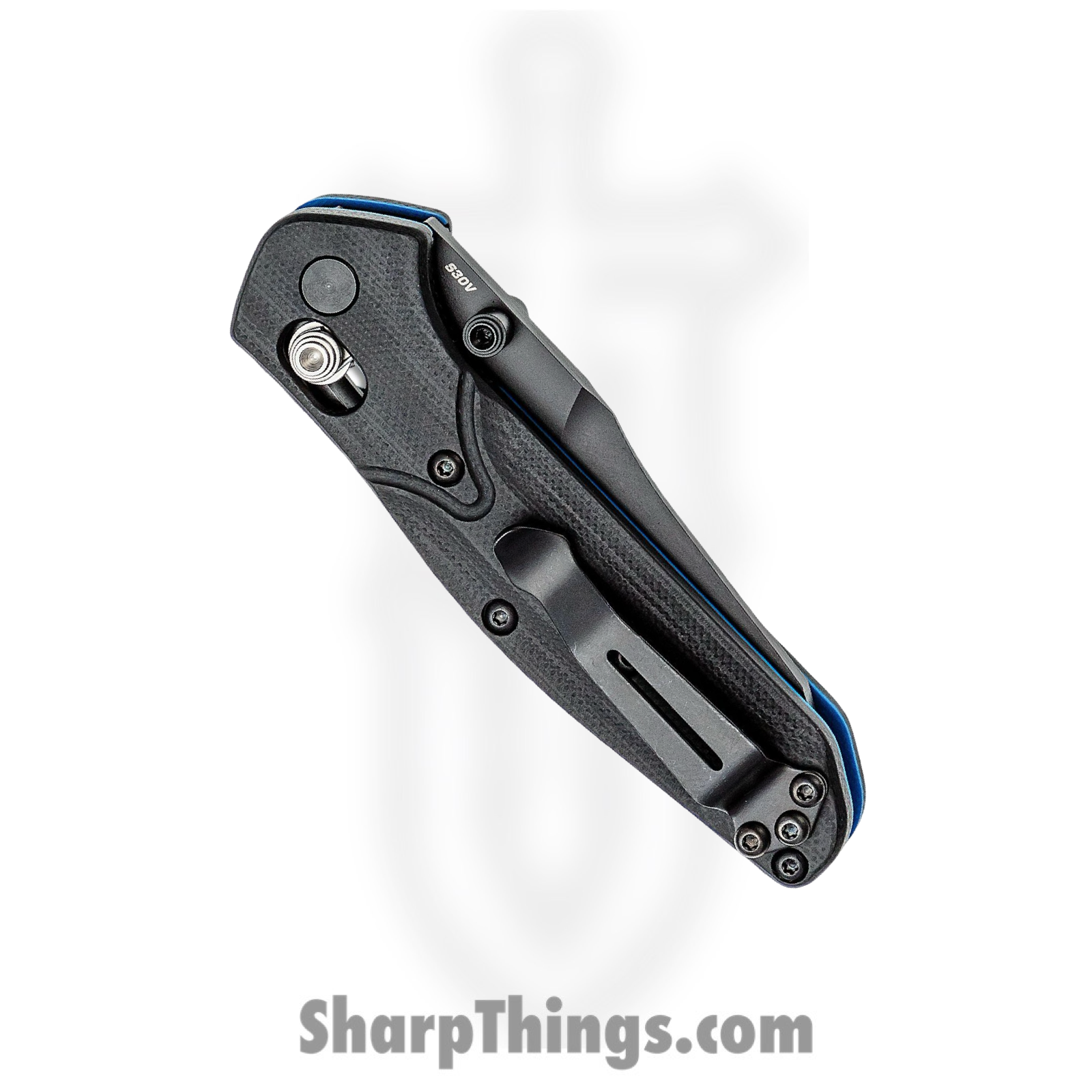 Benchmade - 945BK-1 - Mini Osborne - Folding Knife - S30V Coated Reverse Tanto - G10 - Black - Image 3