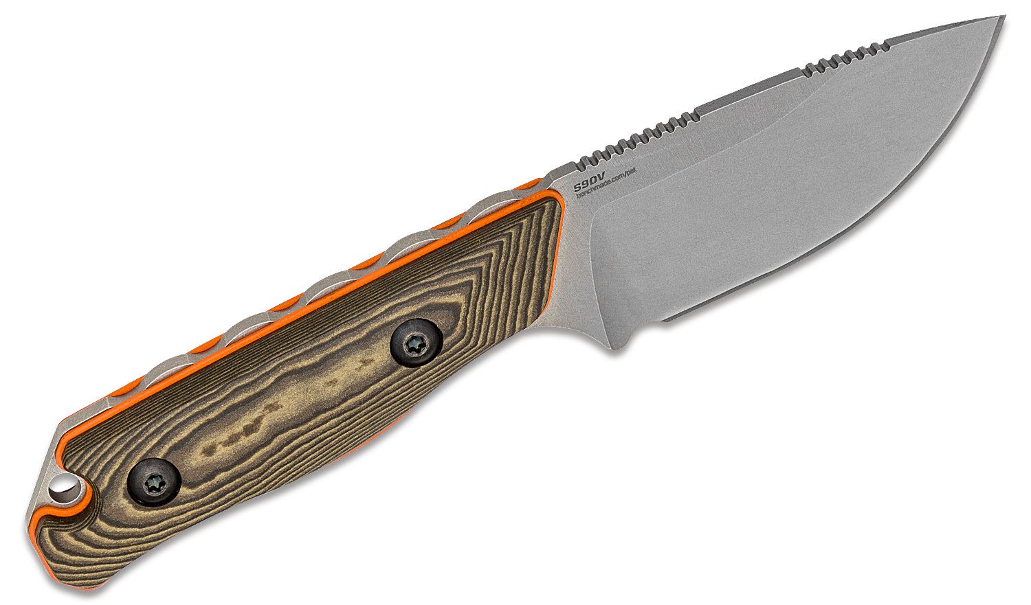 Benchmade - 15017-1 - Hidden Canyon Hunter - Fixed Blade Knife - S90V Stonewash Drop Point - Richlite G10 - Brown Orange - Image 10
