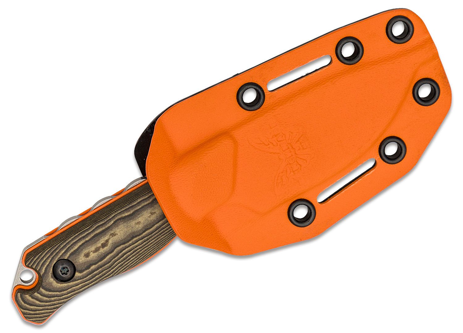 Benchmade - 15017-1 - Hidden Canyon Hunter - Fixed Blade Knife - S90V Stonewash Drop Point - Richlite G10 - Brown Orange - Image 9