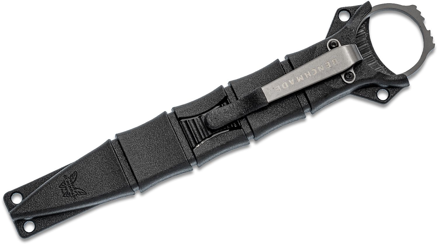 Benchmade - 179GRY - SOCP Rescue Tool - Fixed Blade Knife - 440C SS Coated Rescue Hook - Skeletonized - Black - Image 5