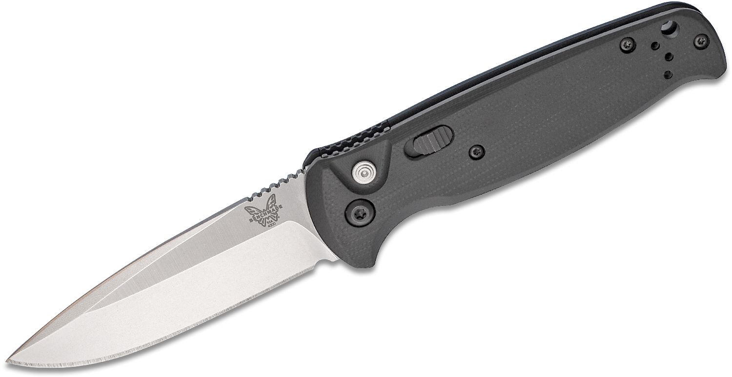 Benchmade - 4300 - Composite Lite (CLA) - Automatic Knife - 154CM Stonewash Drop Point - G10 - Black - Image 6