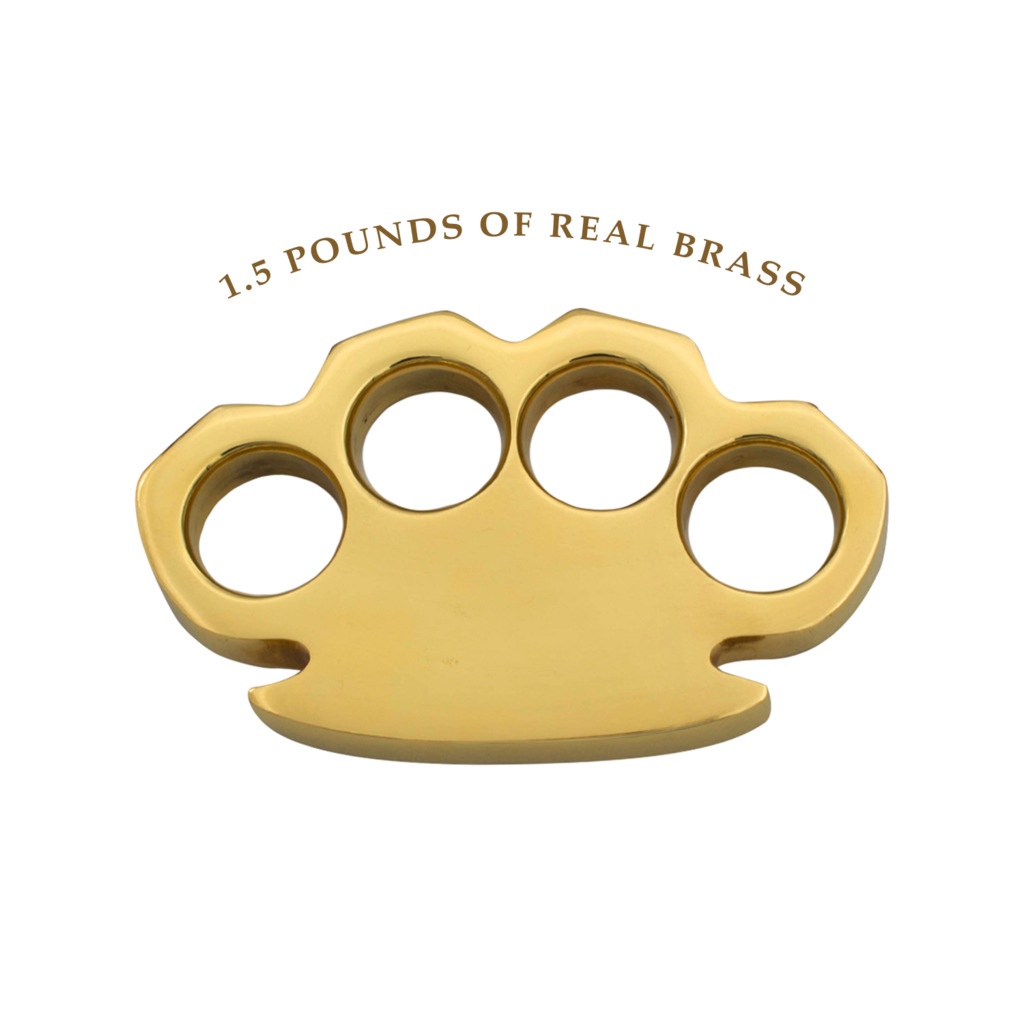 VOC - BR-650 - Heavy Duty Brass Belt Buckle 1.5lbs - Gold - Image 2