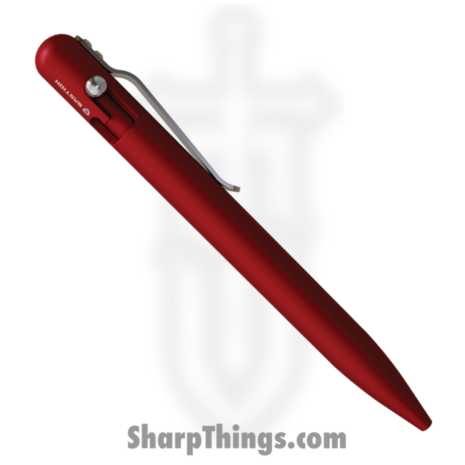 Bastion - BSTN249R - Bolt Action Pen - 6061-T6 Aluminum - Red
