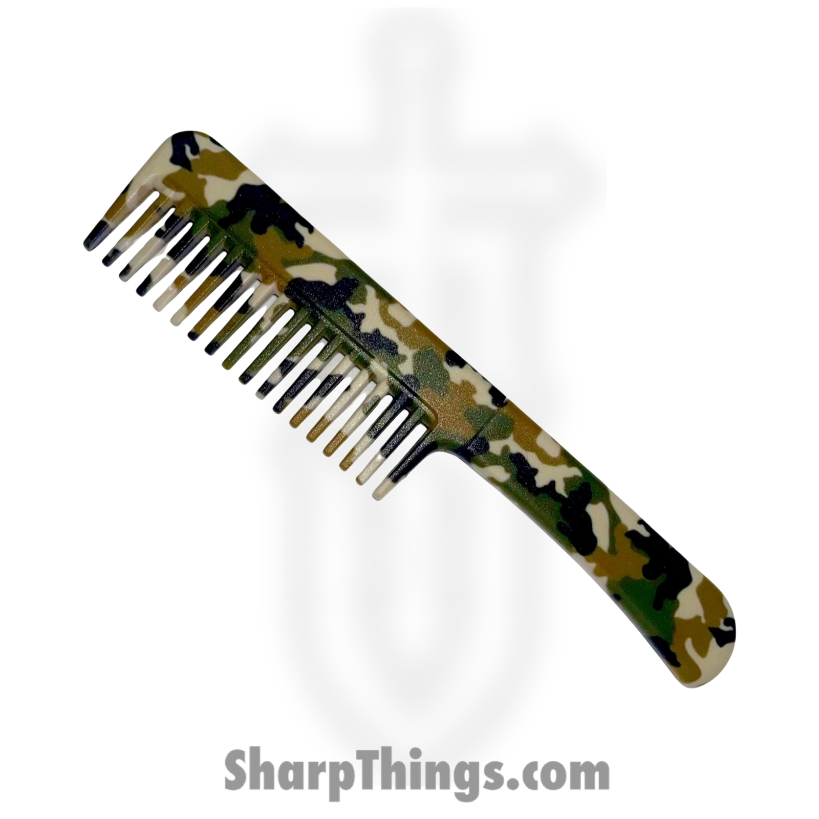 VOC - CKCM2 - Comb Knife - Fixed Blade Knife - Steel Coated Dagger - ABS - Camo - Image 2