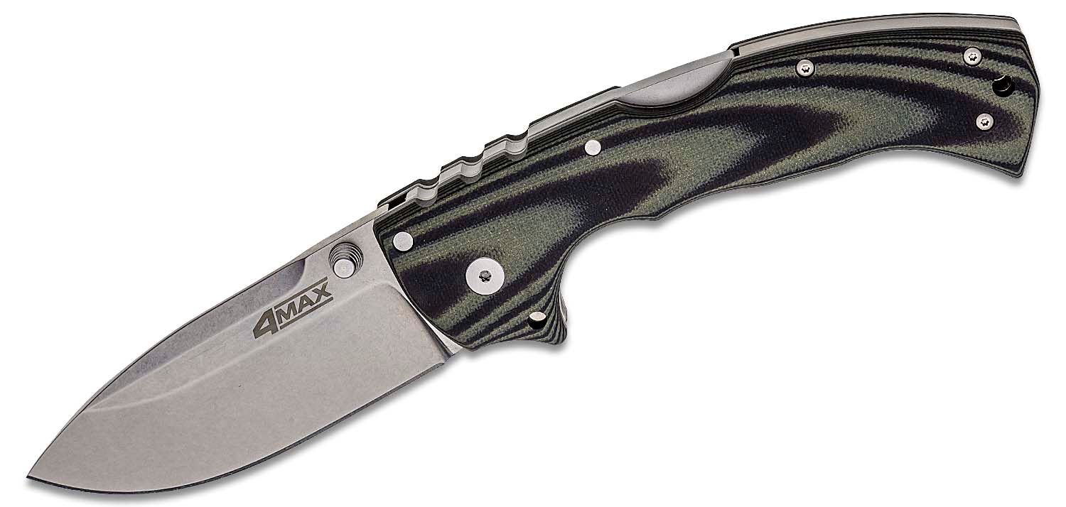 Cold Steel - CS-62RMA - Max Elite Folding Knife - S35VN G10 - Green/Black - Image 4