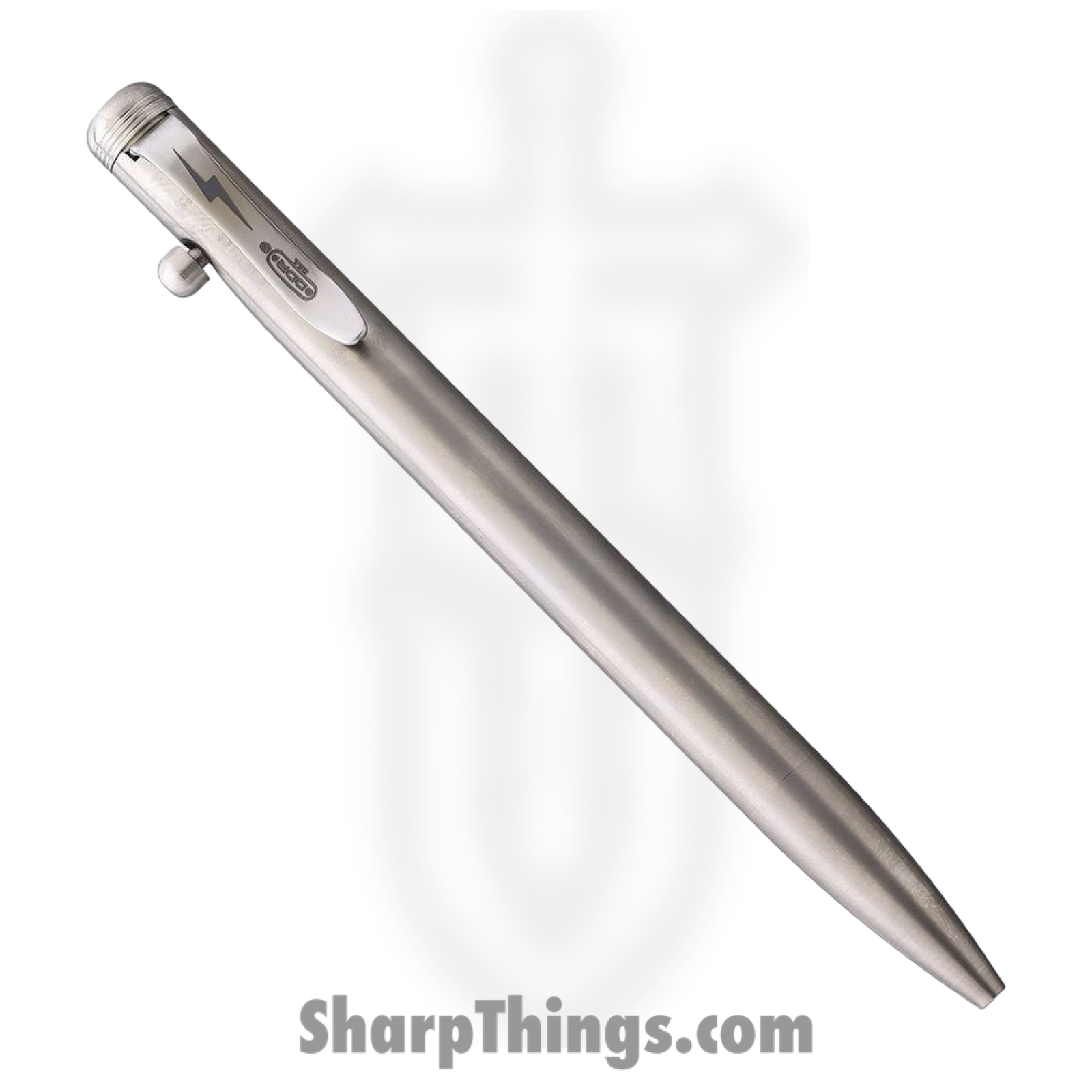 Darrel Ralph - DR095 - Thunderbolt Pen - Satin - Titanium - Silver