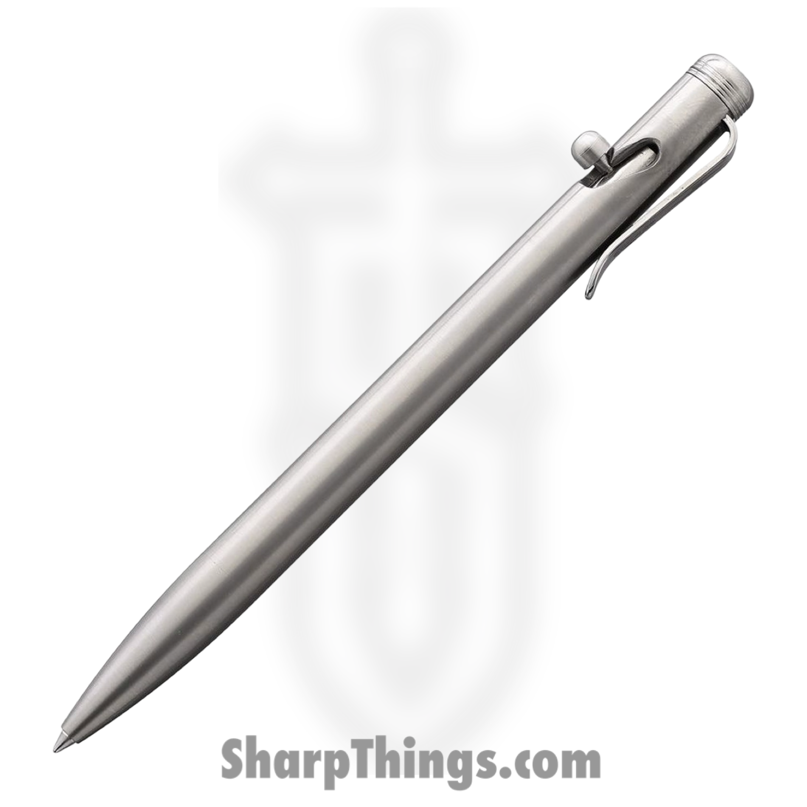Darrel Ralph - DR095 - Thunderbolt Pen - Satin - Titanium - Silver - Image 2