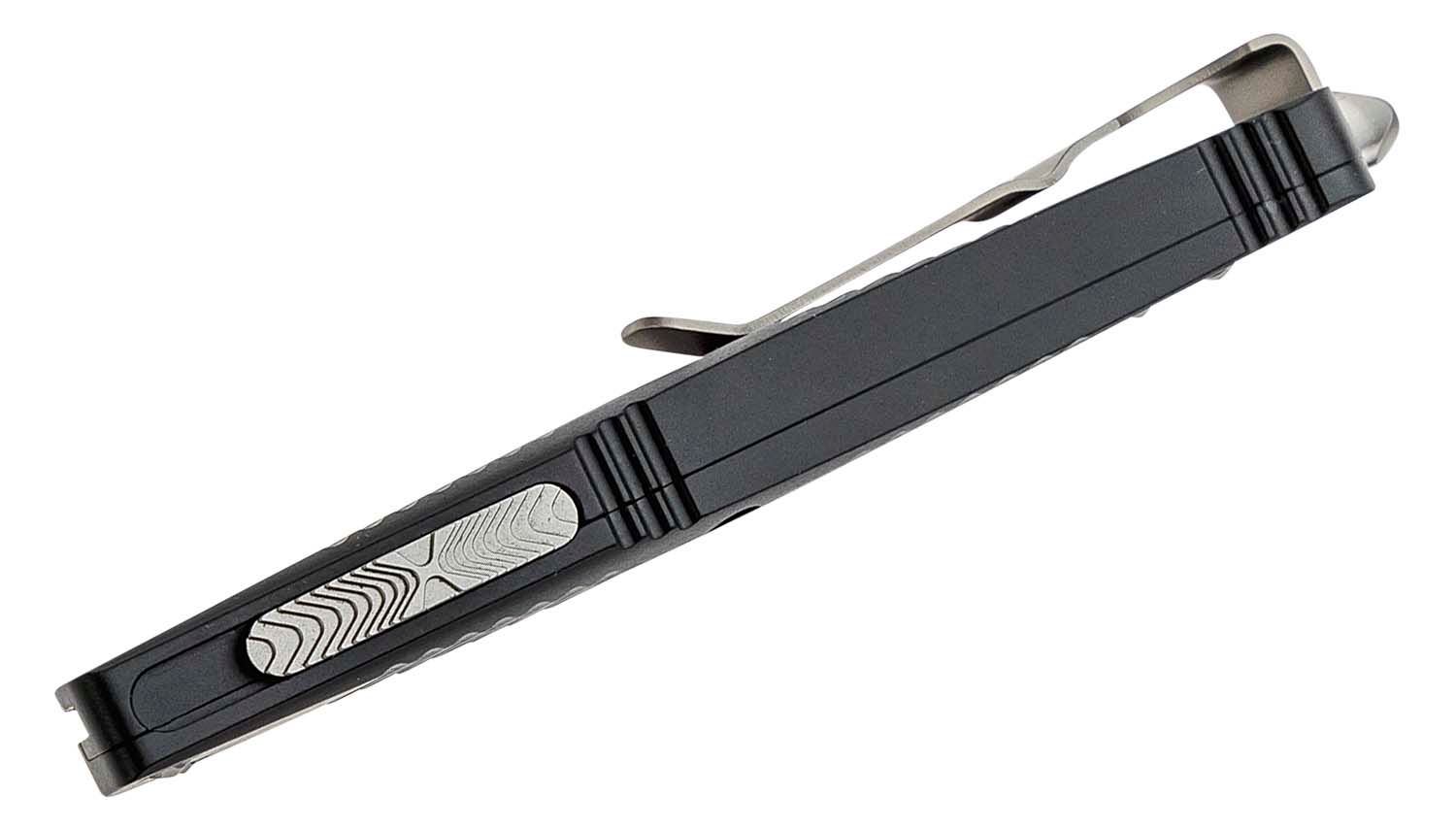 Microtech - 140-10 - Troodon - OTF Auto - Elmax, M390, 204P Stonewash Tanto - 6061-T6 Aluminum - Black - Image 8