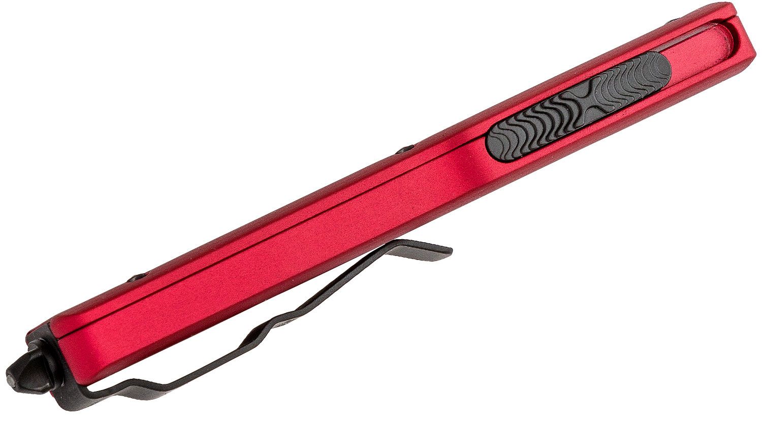 Microtech - 147-1RD - UTX-70 - OTF Auto - Elmax, M390, 204P Two Tone Dagger - 6061-T6 Aluminum - Red - Image 8