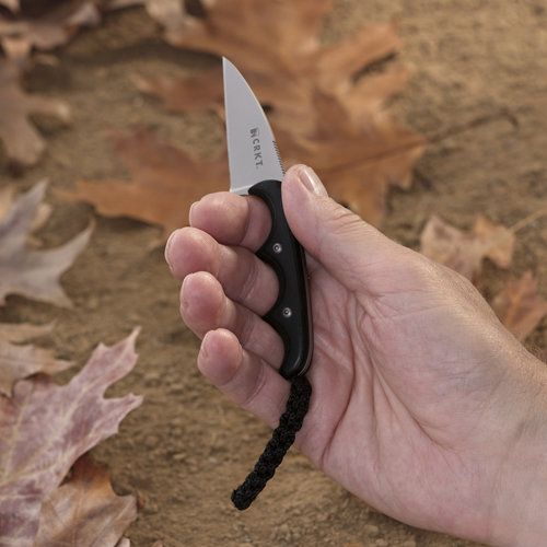 CRKT - 2385 - Folts Minimalist - Fixed Blade Knife - 5Cr15MoV Bead Blast Wharncliffe - Micarta - Green - Image 6