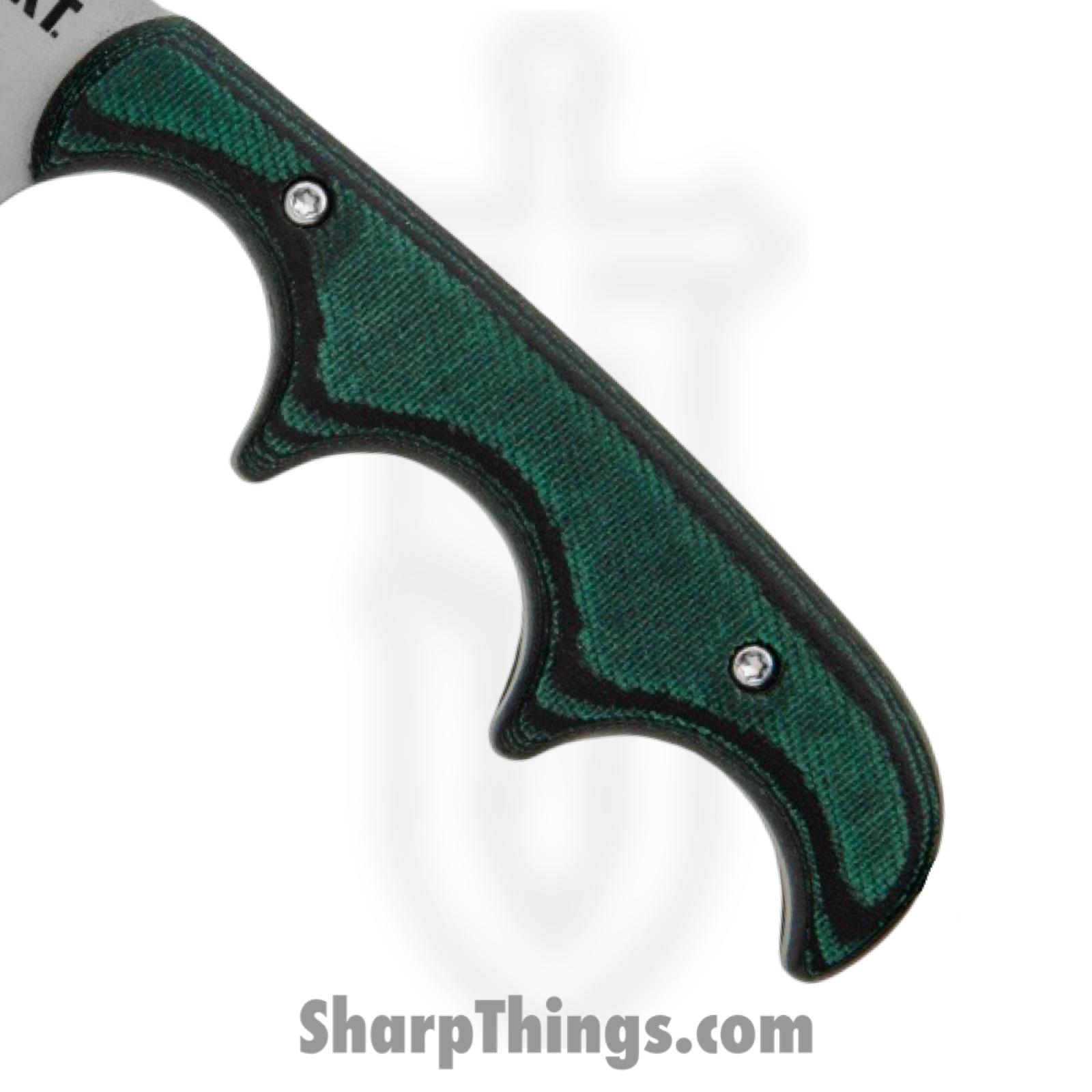 CRKT - 2386 - Folts Minimalist - Fixed Blade Knife - 5Cr13MoV Blasted Tanto - Micarta - Green - Image 3
