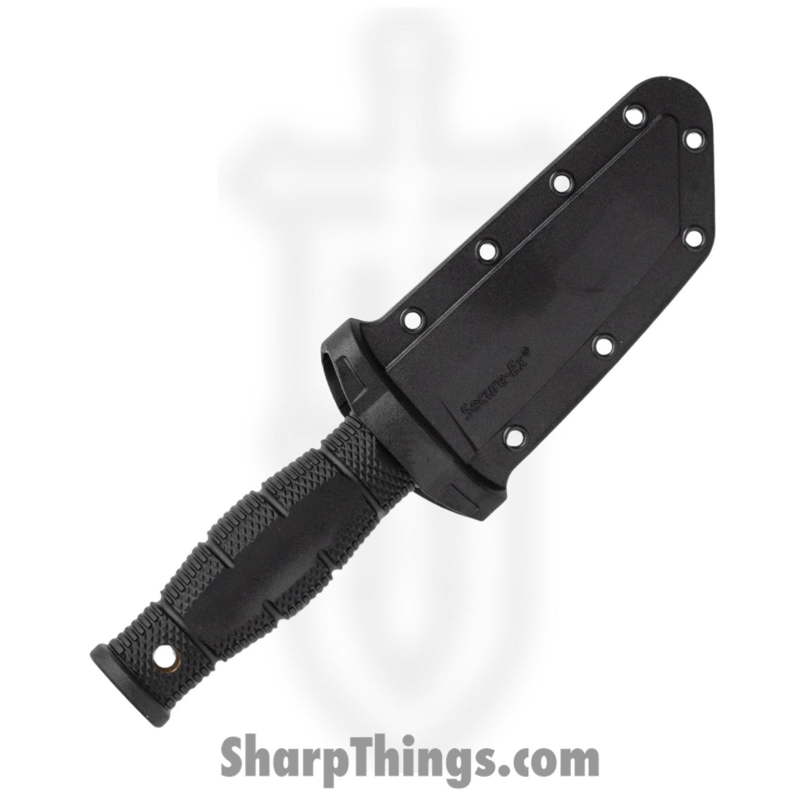 Cold Steel - 39LSAA - Mini Leatherneck - Fixed Blade Knife - 8Cr13MoV Satin Tanto - Kraton - Black - Image 3