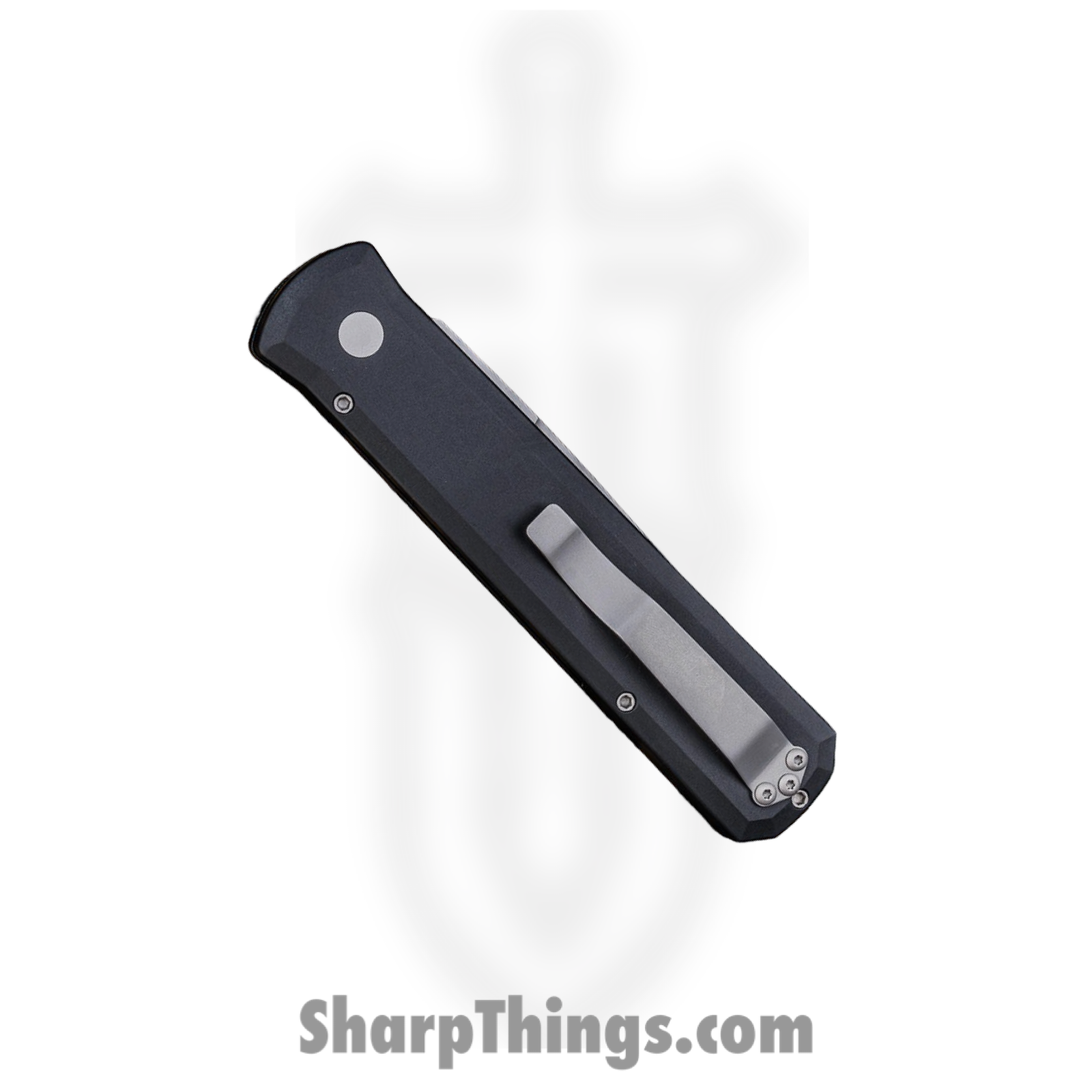 ProTech - 920 - Godfather - Automatic Knife - 154CM Blasted Spear Point - Aluminum - Black - Image 4