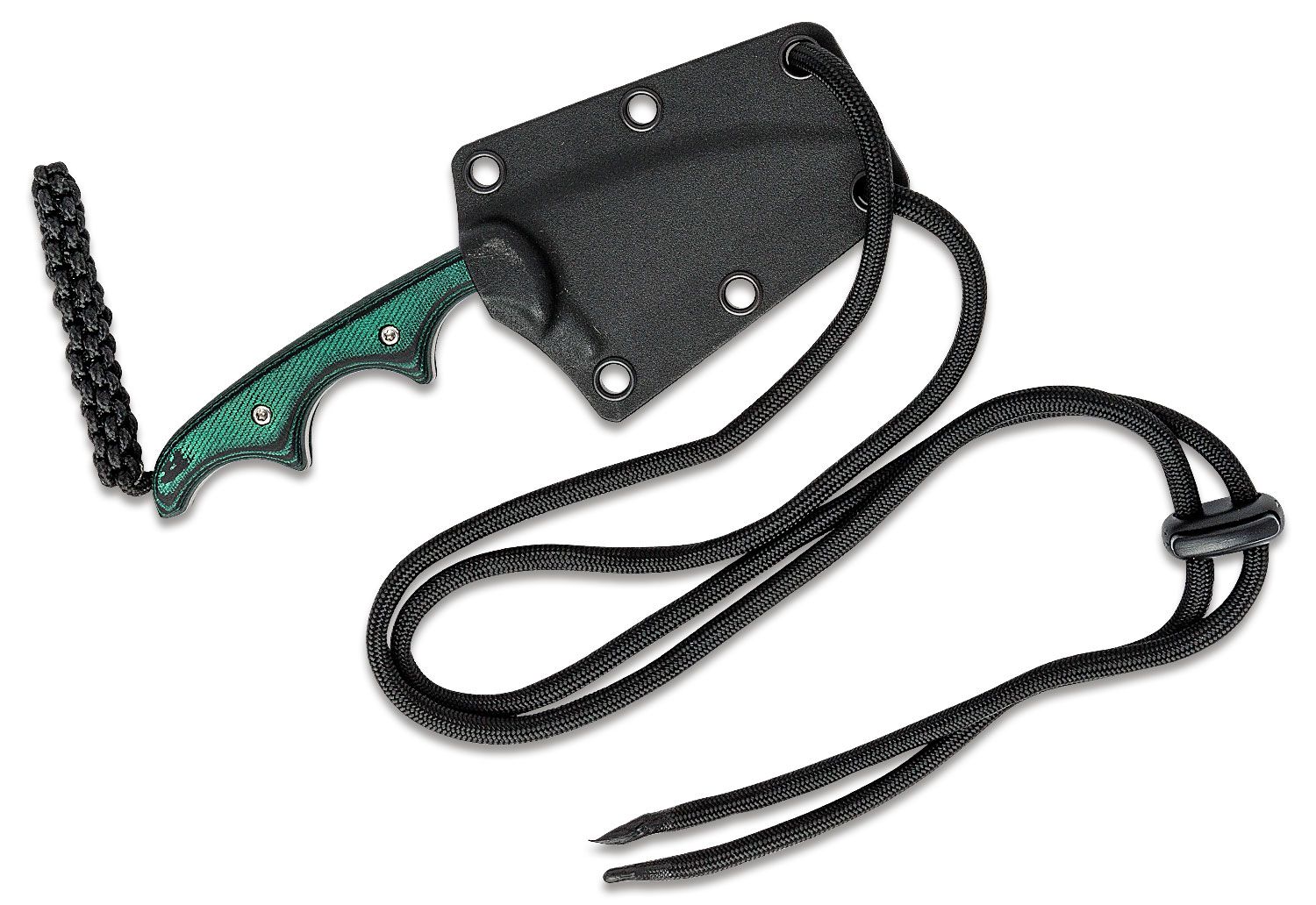 CRKT - 2385 - Folts Minimalist - Fixed Blade Knife - 5Cr15MoV Bead Blast Wharncliffe - Micarta - Green - Image 9