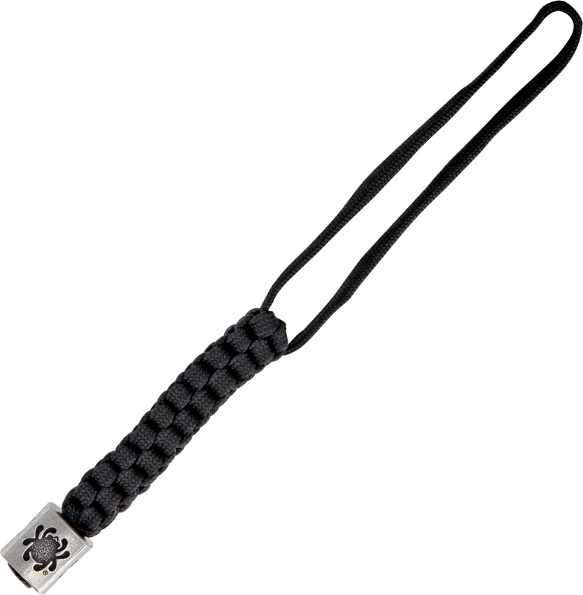 Spyderco - SCBEAD1LY - Pewter Bead Lanyard - Skull - Black - Image 3