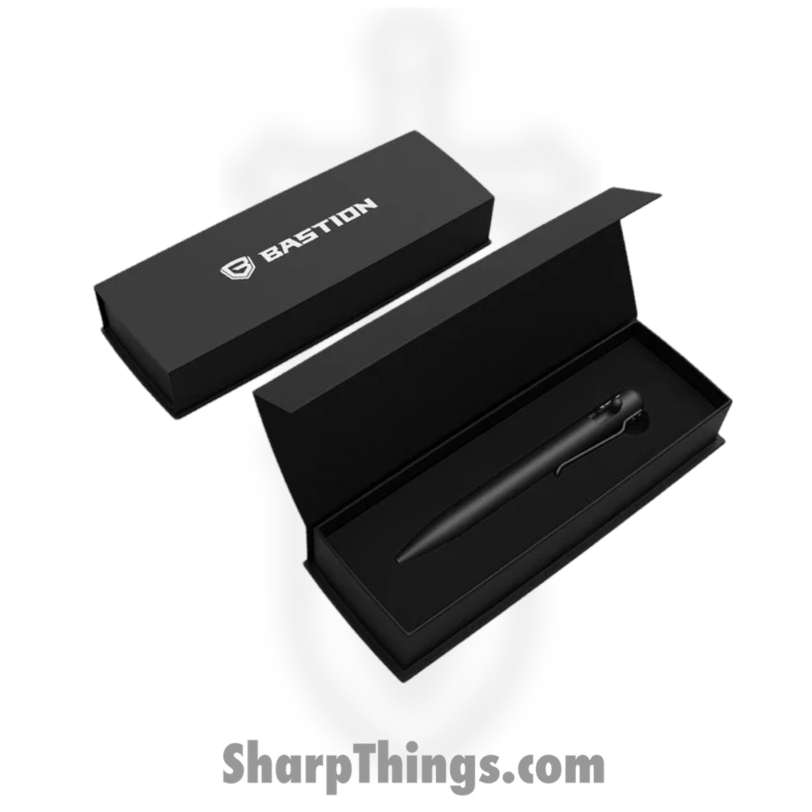 Bastion - BSTN248B - Bolt Action Pen - Titanium - Black - Image 2