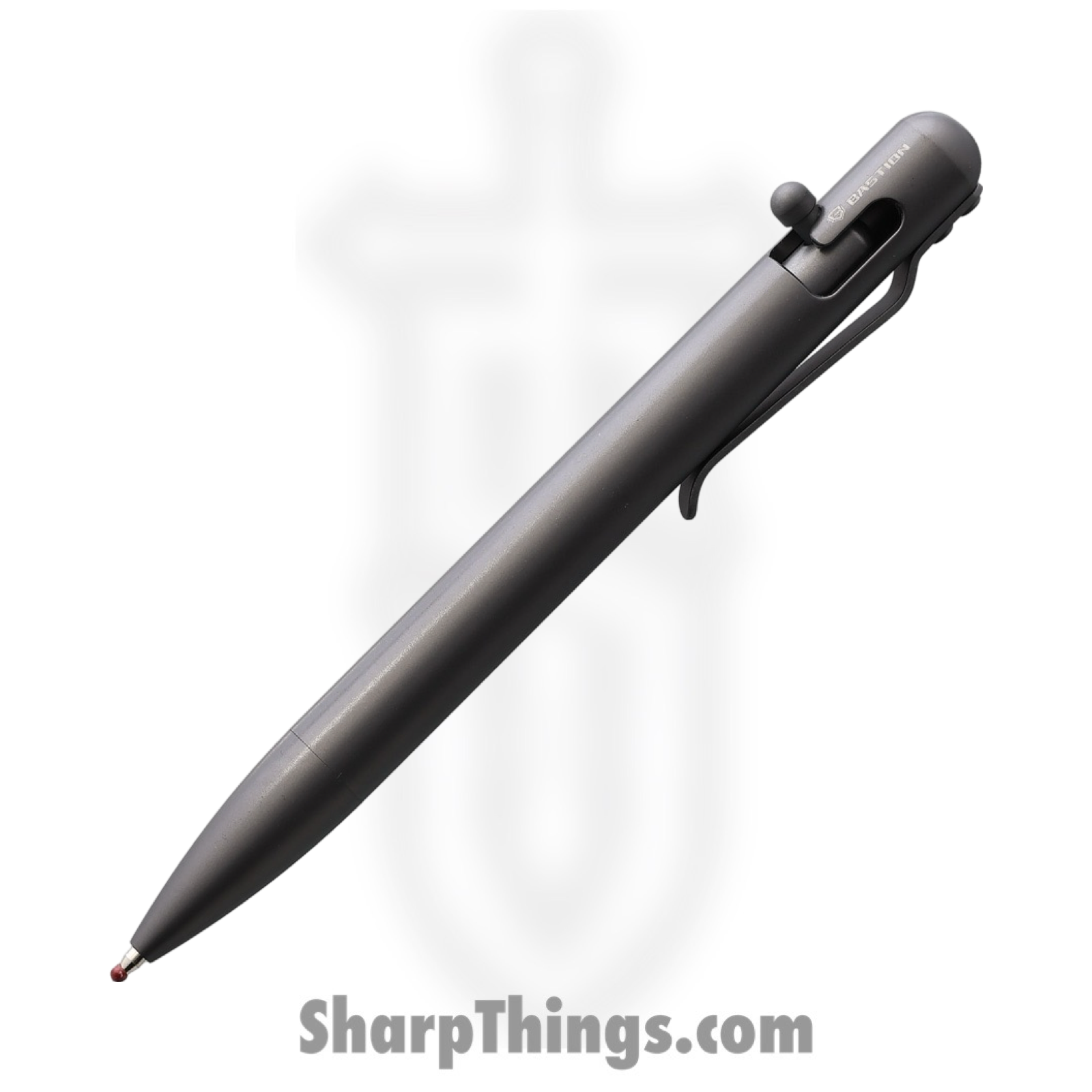 Bastion - BSTN248G - Bolt Action Pen - Titanium - Gray - Image 2