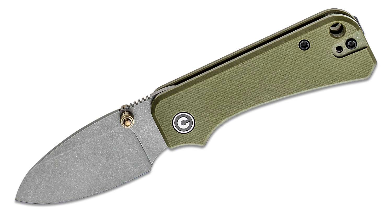 Civivi - CIVC19068S5 - Ben Petersen Baby Banter Folding Knife - Nitro-V Stainless G10 - Green - Image 6