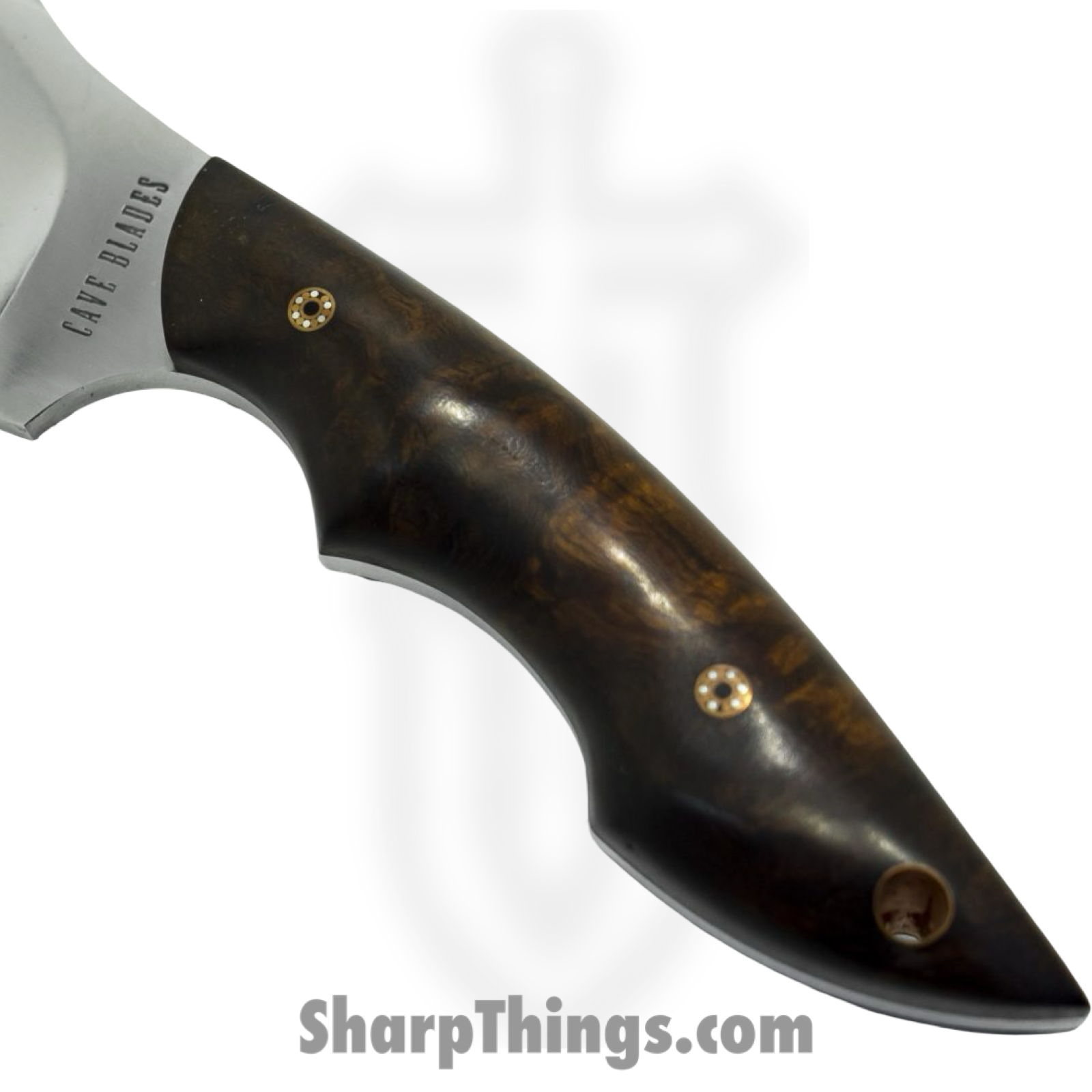 Cave Blades - CaveSwitch1 - Switchback - Fixed Blade Knife - 154CM Satin - Ironwood - Brown - Image 2