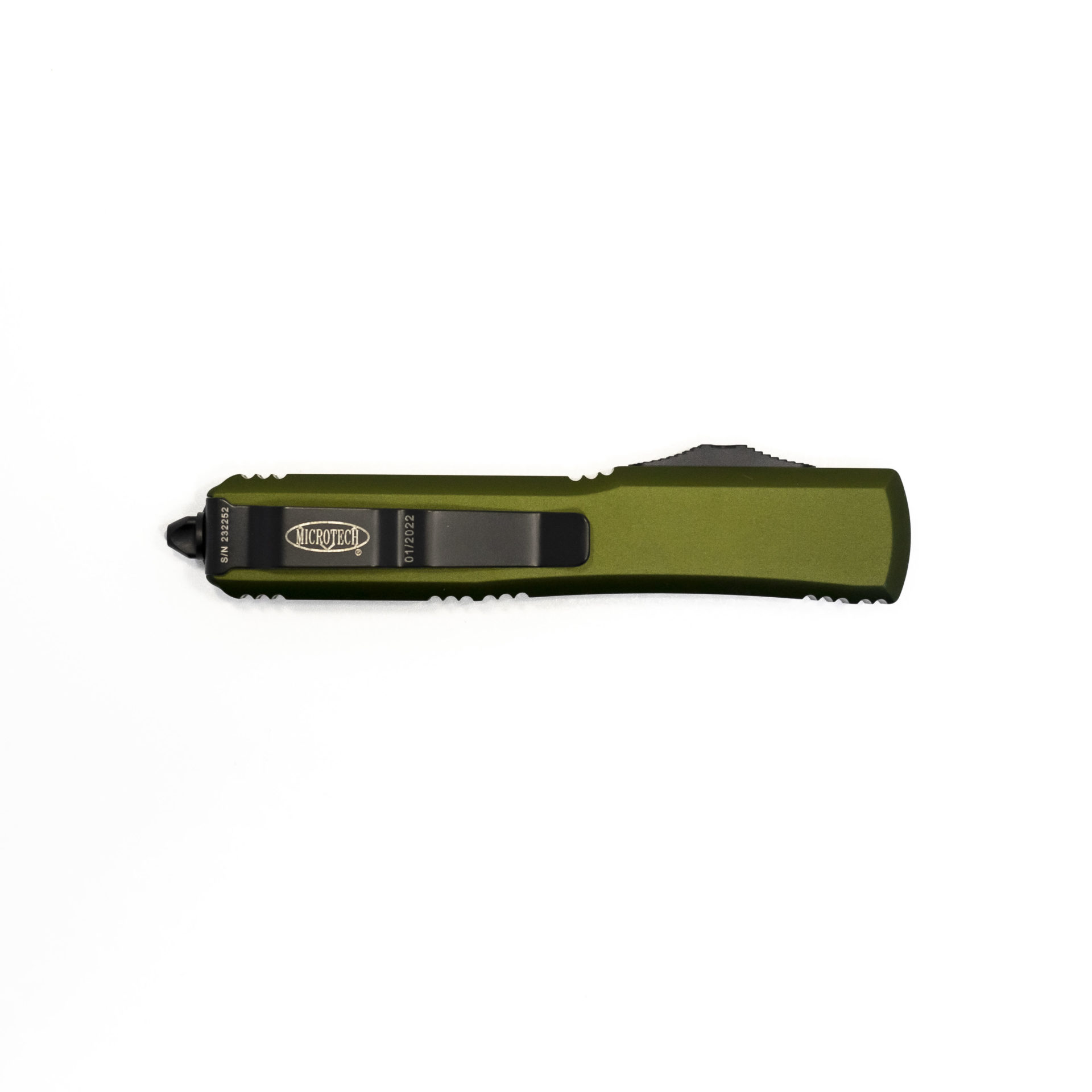 Microtech - 122-1OD - Ultratech - OTF Auto - Black Dagger - 6061-T6 Aluminum - OD Green - Image 7