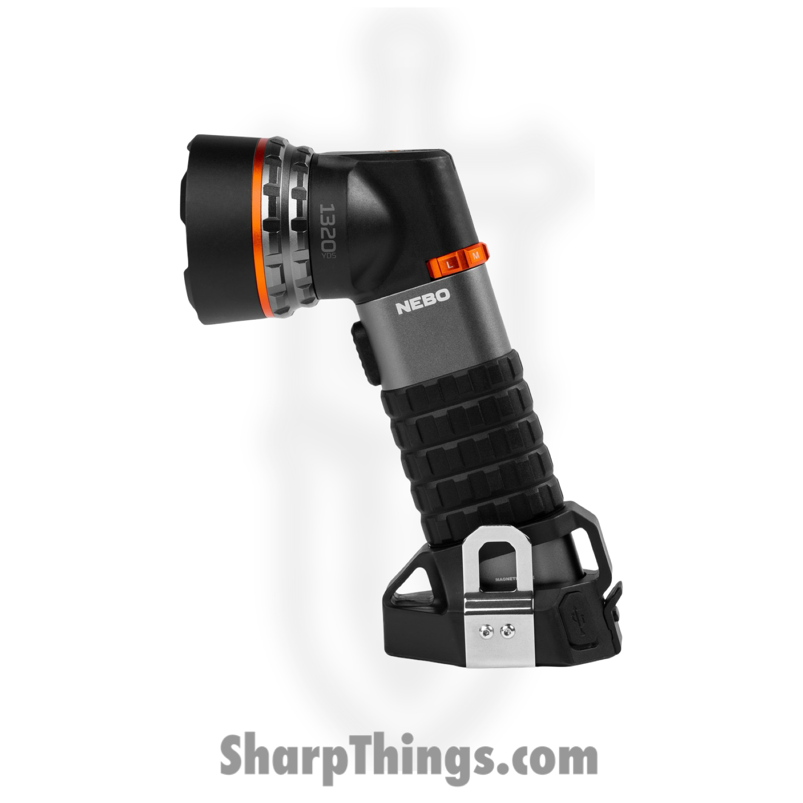 NEBO - NEB-SPT-1000 - LUXTREME Spotlight Three-Quarter Mile Beam Flashlight - Black - Image 2