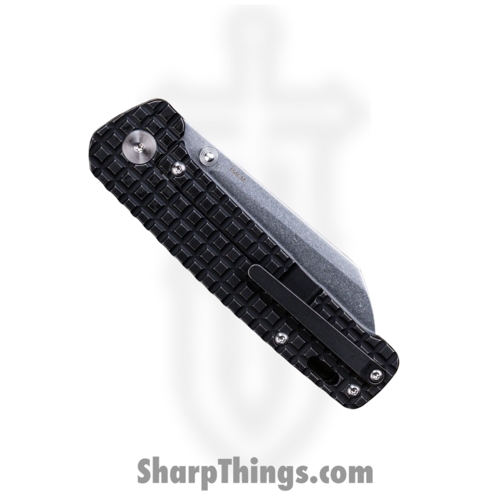 QSP - QS130-NFRG - Penguin - Folding Knife - 154CM Stonewash Sheepsfoot - Titanium Frag - Black - Image 4