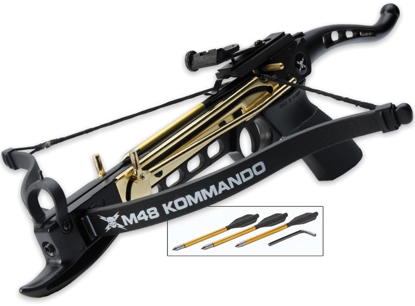United Cutlery - UCB3M48 - Self-Cocking Pistol Crossbow - Graphite Alloy Brass - Black - Image 2
