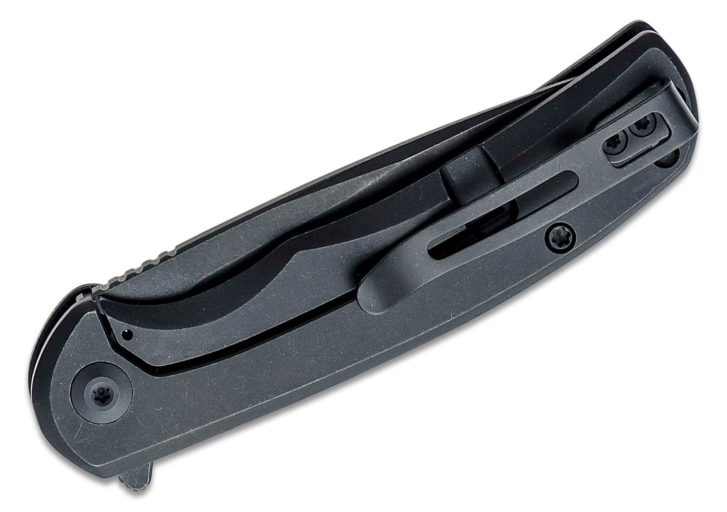 Civivi - CIVC2110C - NOx Stonewashed Drop Point Flipper Knife - Nitro-V - Black - G10 - Image 8