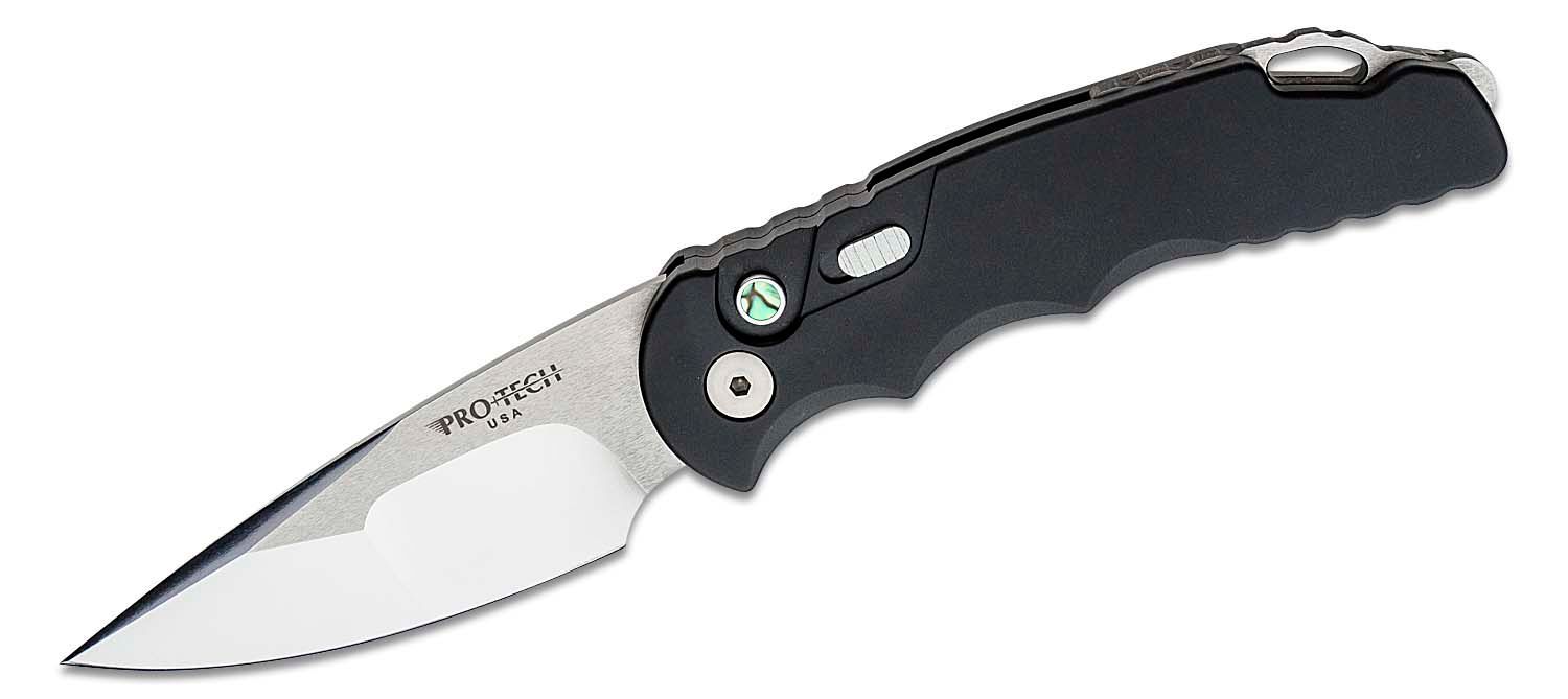 ProTech - T5450 - TR-5 Custom - Automatic Knife - S35VN Polished Drop Point - Aluminum - Black - Image 5