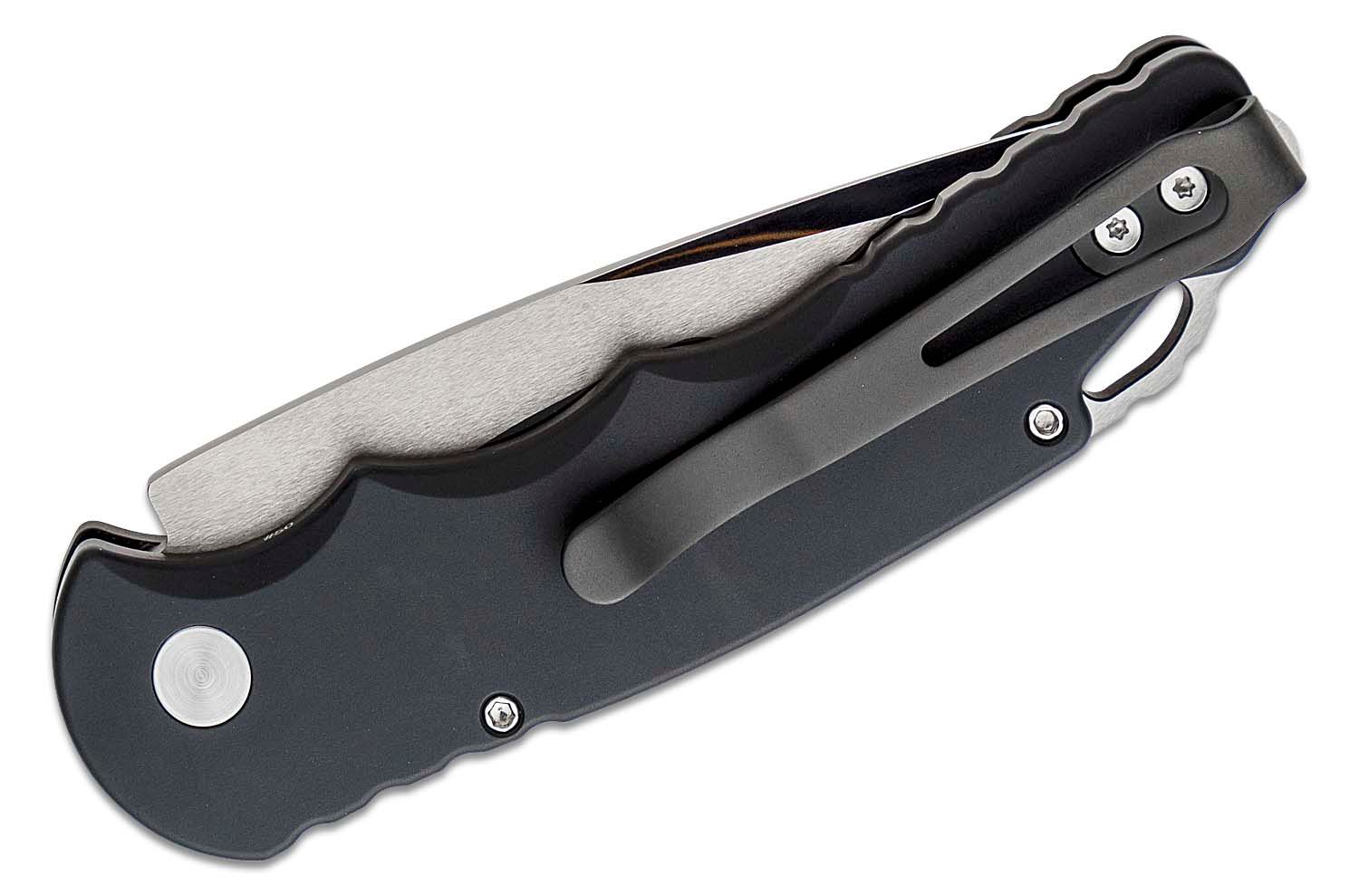 ProTech - T5450 - TR-5 Custom - Automatic Knife - S35VN Polished Drop Point - Aluminum - Black - Image 7