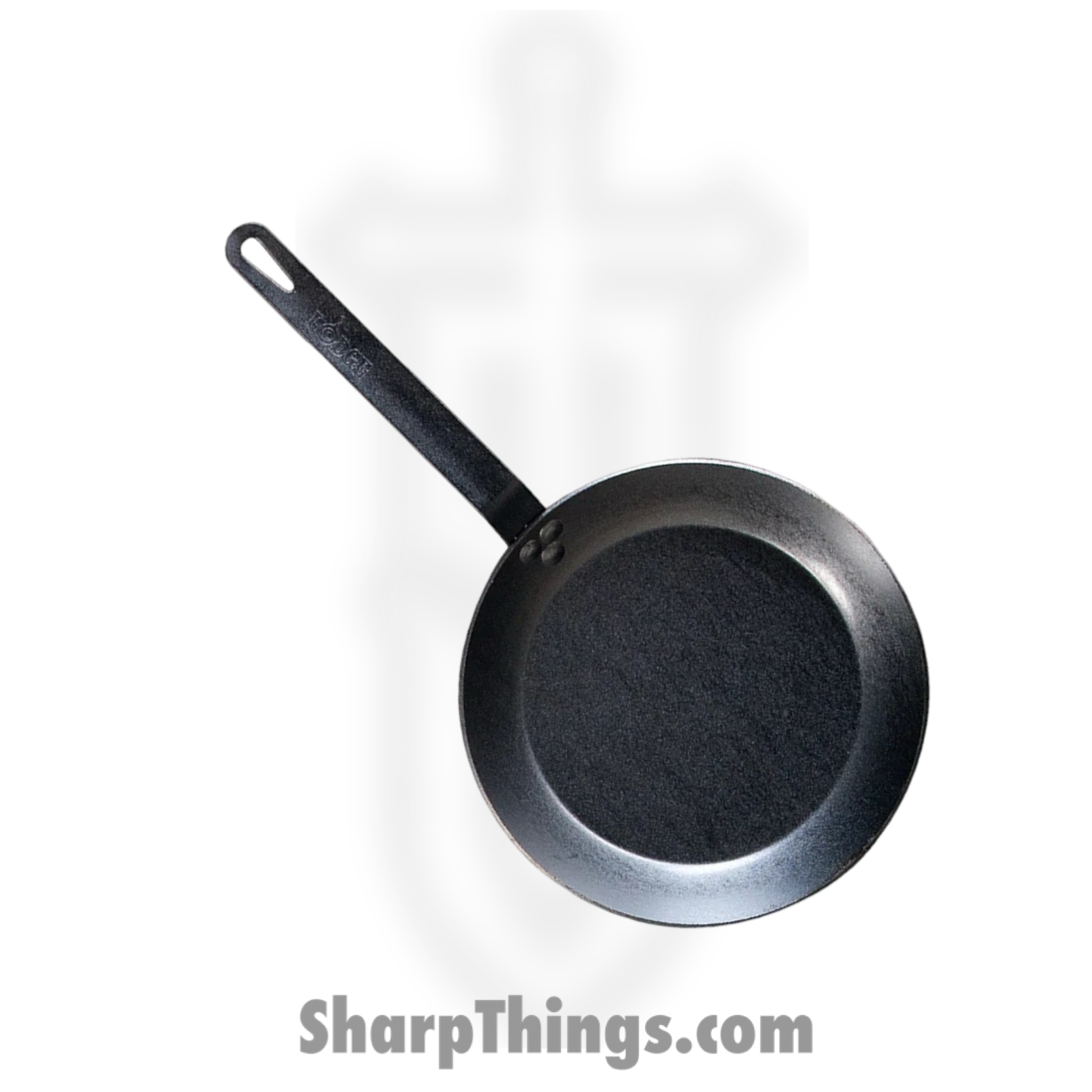 Lodge - CRS10 - 10 Inch Seasoned Carbon Steel Skillet - Black - Image 2