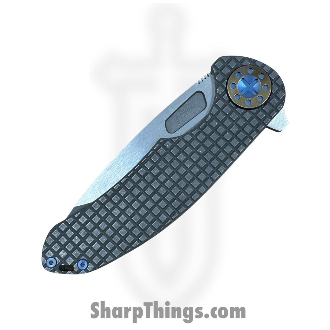 Curtiss - F3L-FGDP-BLBZ - F3 Large - Folding Knife - Magnacut Two Tone Drop Point - Titanium - Grey - Image 3