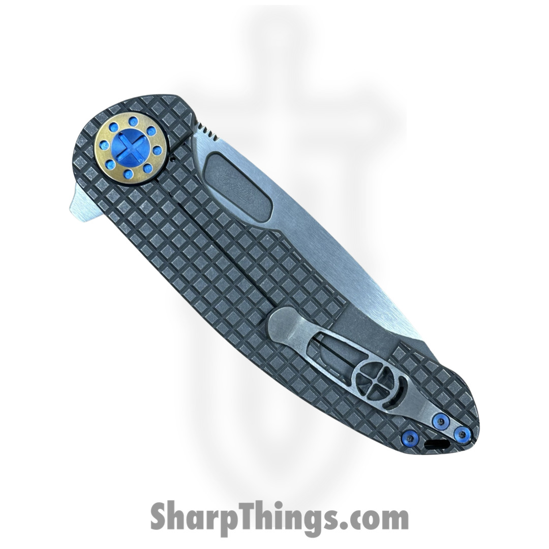 Curtiss - F3L-FGDP-BLBZ - F3 Large - Folding Knife - Magnacut Two Tone Drop Point - Titanium - Grey - Image 4