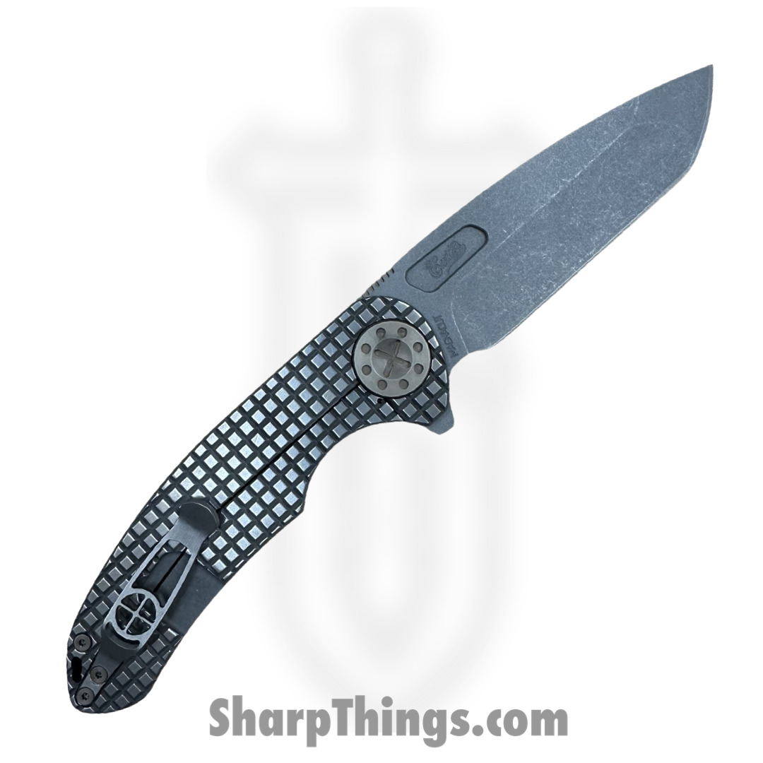 Curtiss - BMS-2-DRBK - F3 Large - Folding Knife - Magnacut Blasted Tanto - Titanium - Grey - Image 2