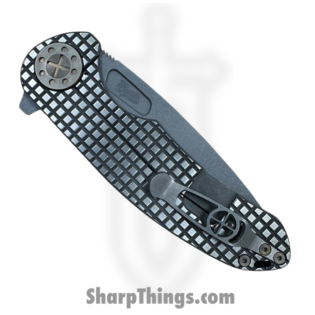 Curtiss - BMS-2-DRBK - F3 Large - Folding Knife - Magnacut Blasted Tanto - Titanium - Grey - Image 6